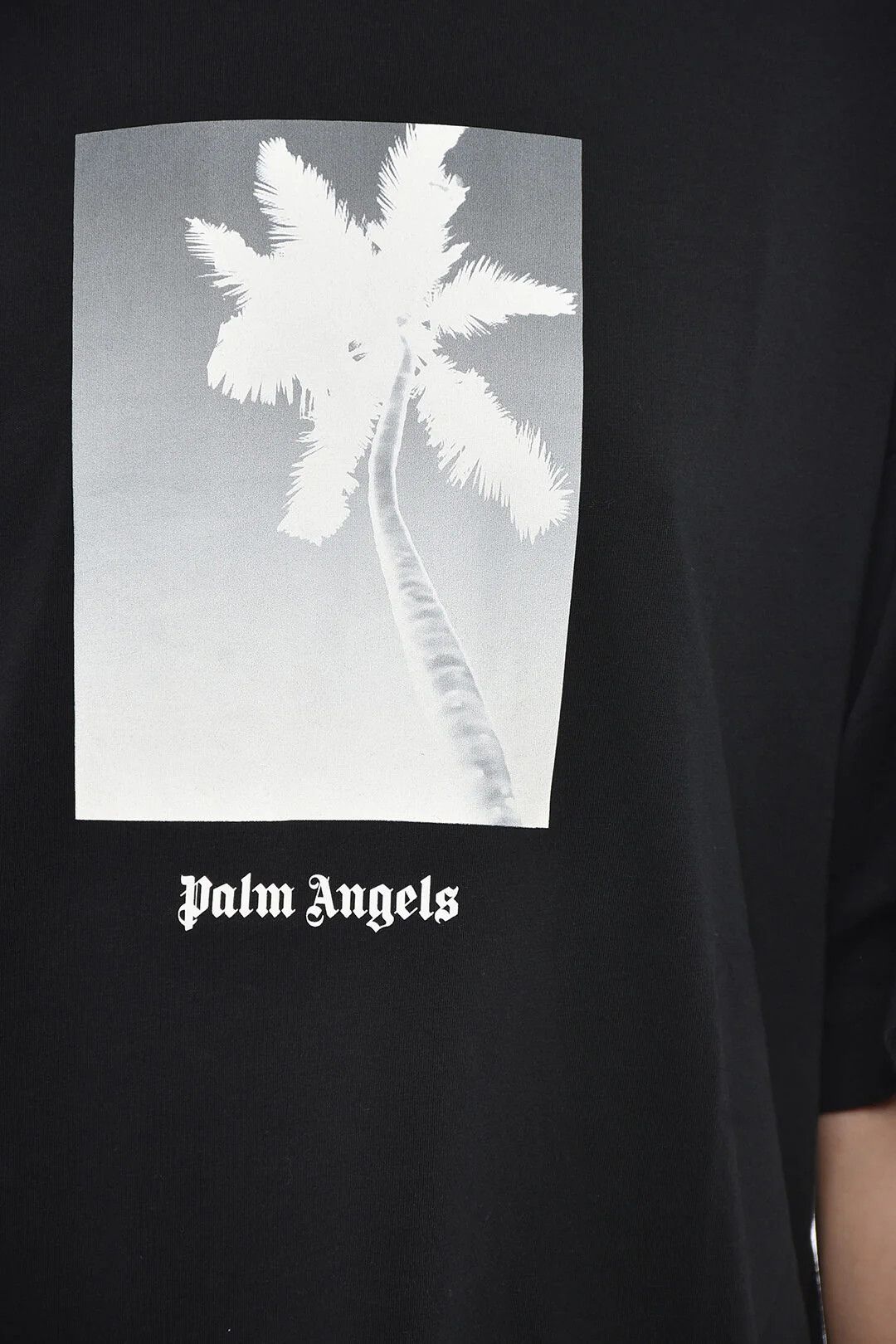 Palm Angels og1mm0326 Loose Fit T-Shirt in Black Size XXS / US 00 / IT 34 - 2 Thumbnail