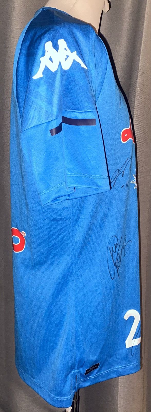 Kappa SSC Napoli FC - Squad Signed Shirt - 2020/21 - Large Size US L / EU 52-54 / 3 - 10 Thumbnail