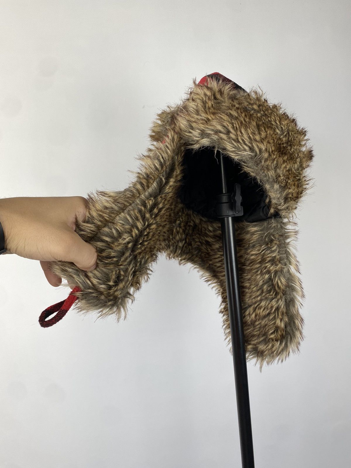 Japanese Brand × Vintage Y2K HYPE FUZZY MOHAIRE AVIATOR USSR USHANKA HAT bubble Size ONE SIZE - 7 Thumbnail
