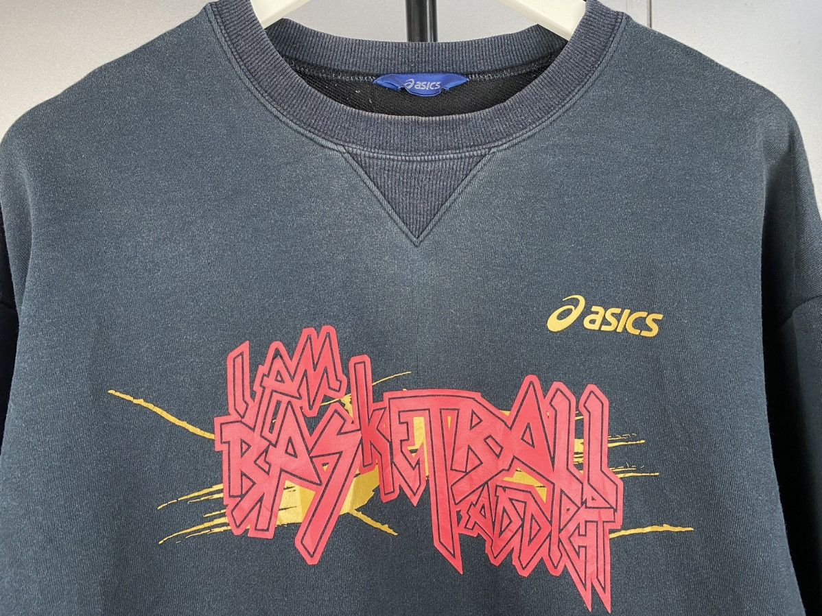 Asics × Japanese Brand Faded Basketball Addict Sweatshirt Xlarge Size US XL / EU 56 / 4 - 3 Thumbnail