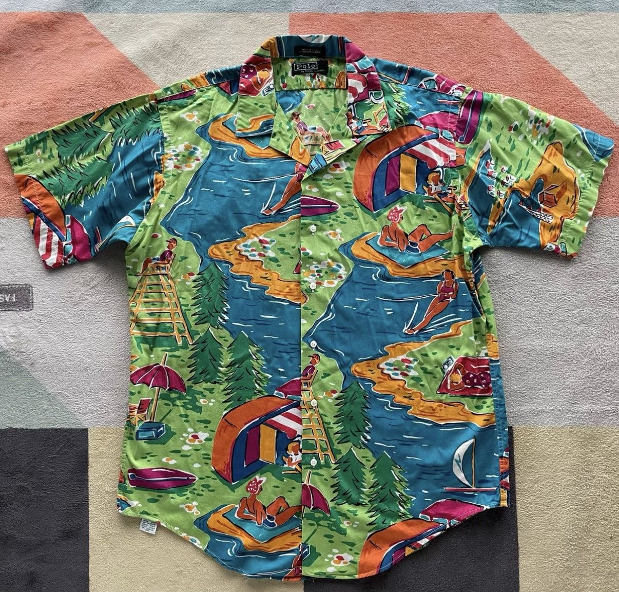 Polo Ralph Lauren Ralph Lauren Polo Hawaiian Short Sleeve Shirt K22 Size US M / EU 48-50 / 2 - 1 Thumbnail
