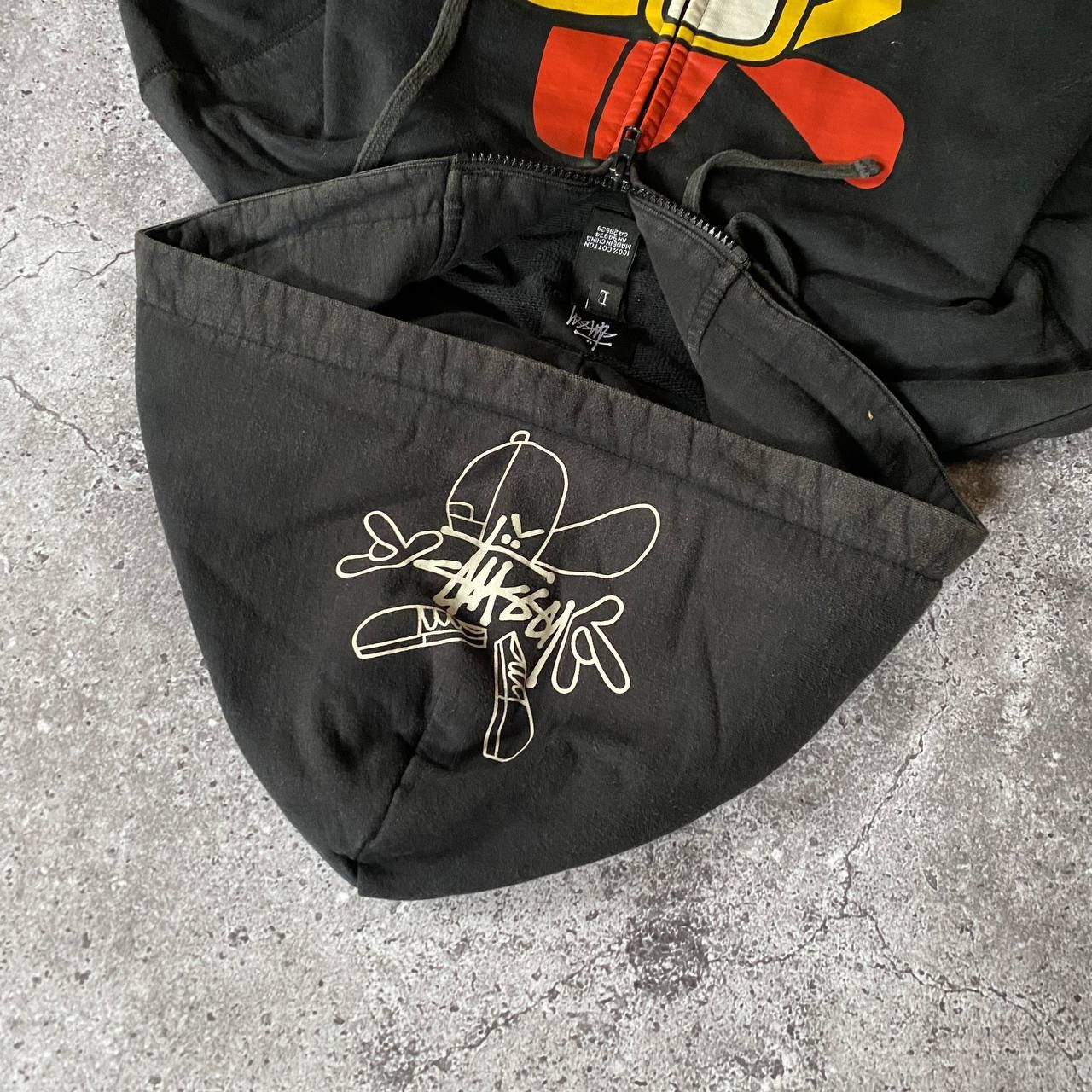 Stussy RARE Vintage Stussy X Reas Zip Up Hoodie Size US L / EU 52-54 / 3 - 4 Thumbnail