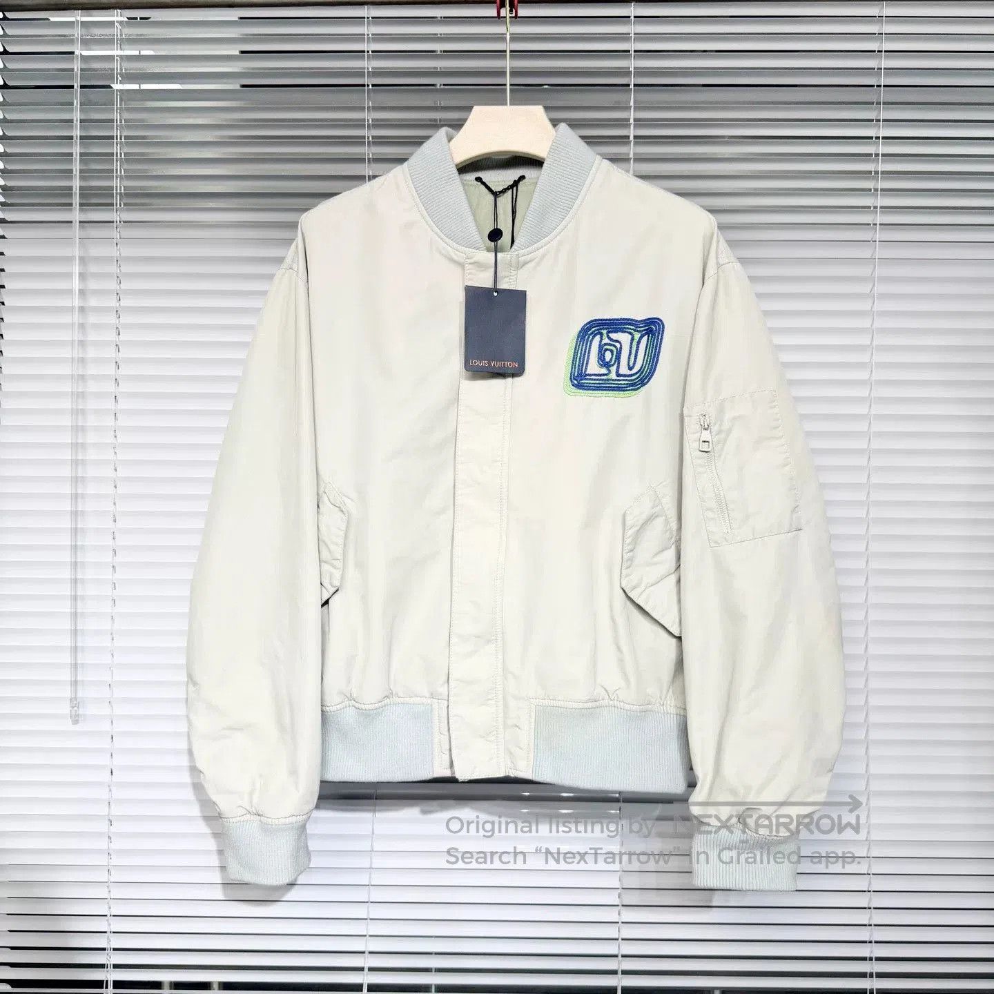 Louis Vuitton LV Light Green Pilot Jacket. Size US L / EU 52-54 / 3 - 1 Thumbnail