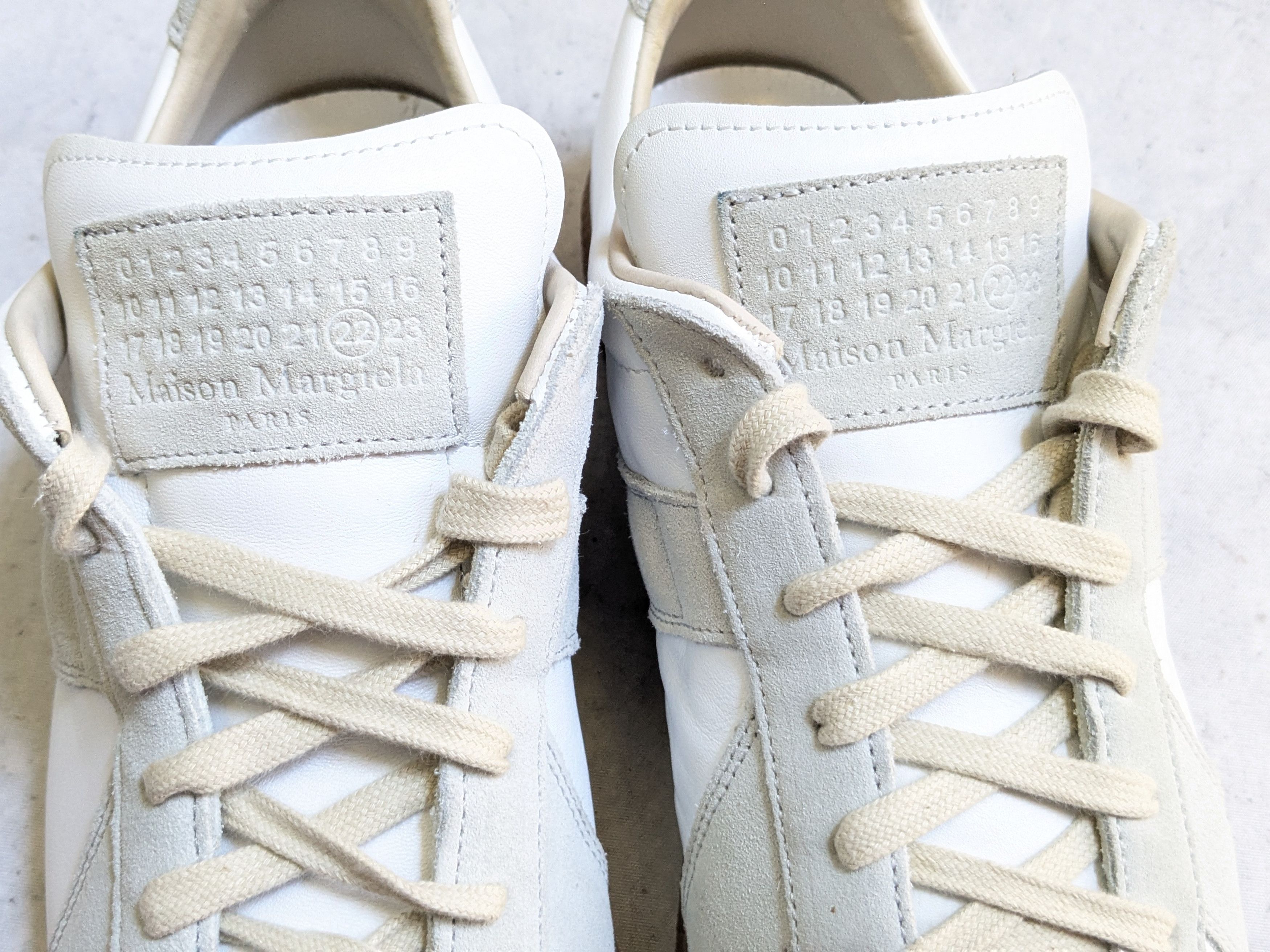 Maison Margiela Maison Margiela Replica GAT White Gray 10 43 Low Tops Gum Size US 10 / EU 43 - 2 Thumbnail
