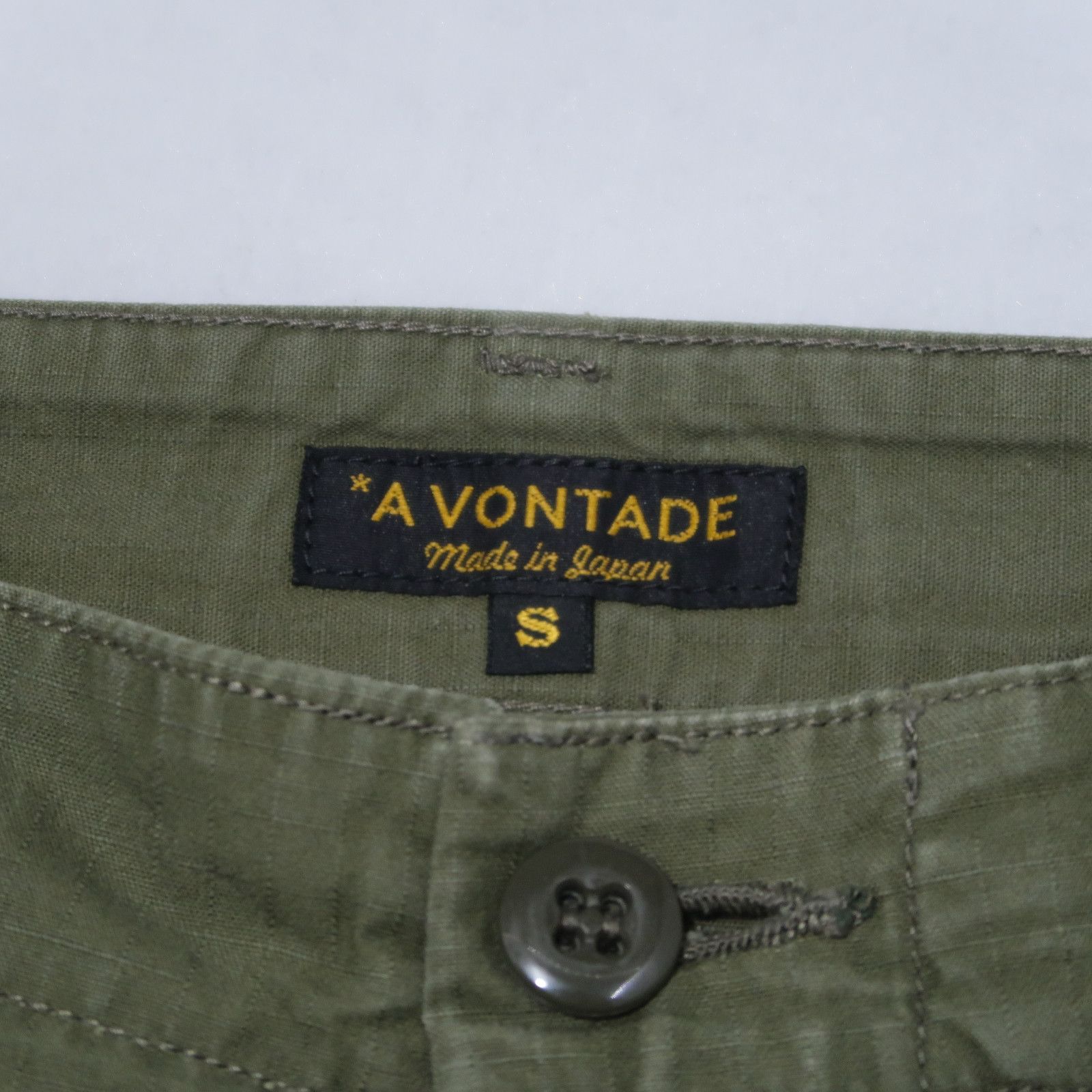 *A VONTADE Vintage A Vontade Military Cargo Khaki Pants Japan Size US 31 - 4 Thumbnail