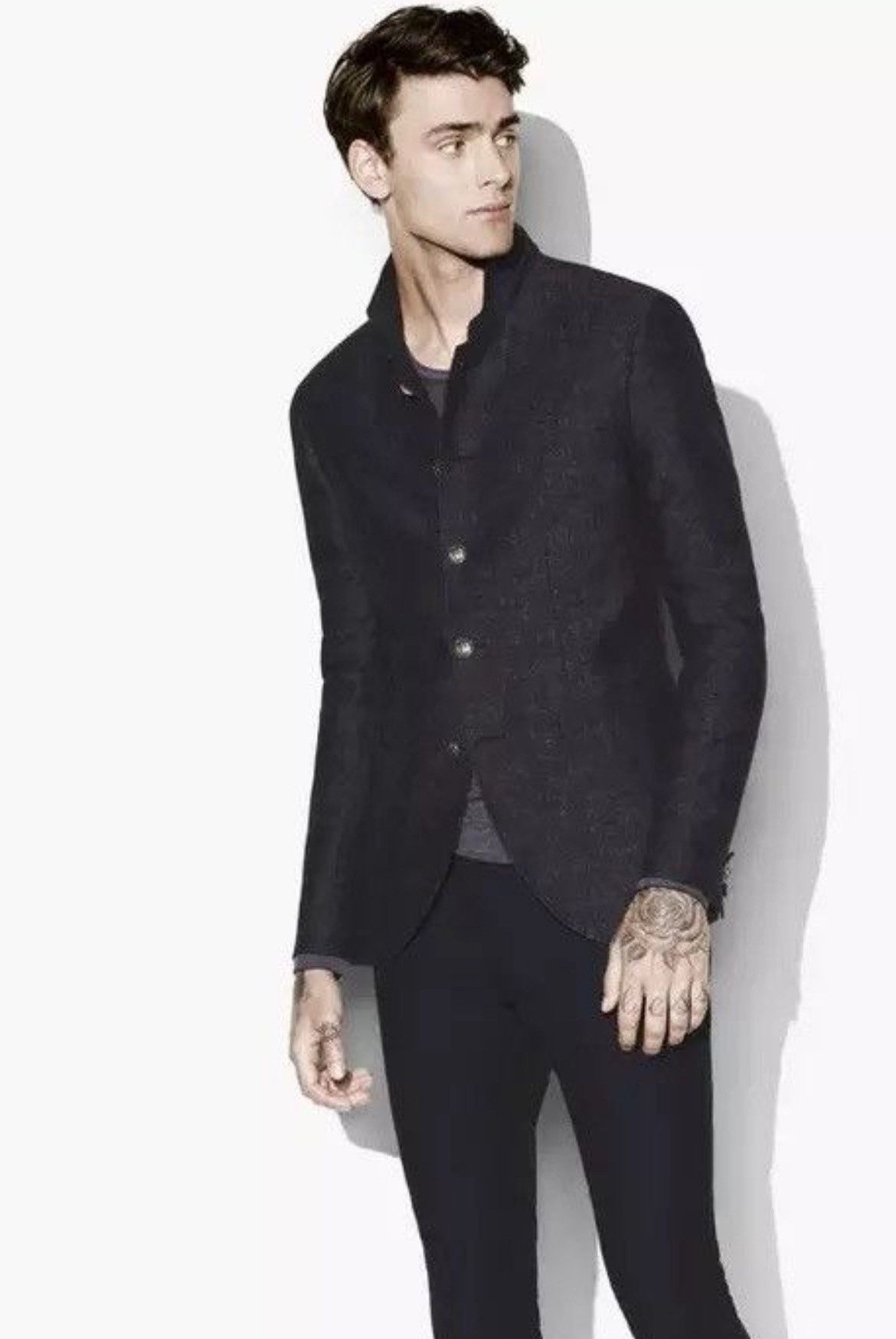 John Varvatos Floral Jacquard jacket. Size EU 48 US 38 Size US M / EU 48-50 / 2 - 1 Thumbnail