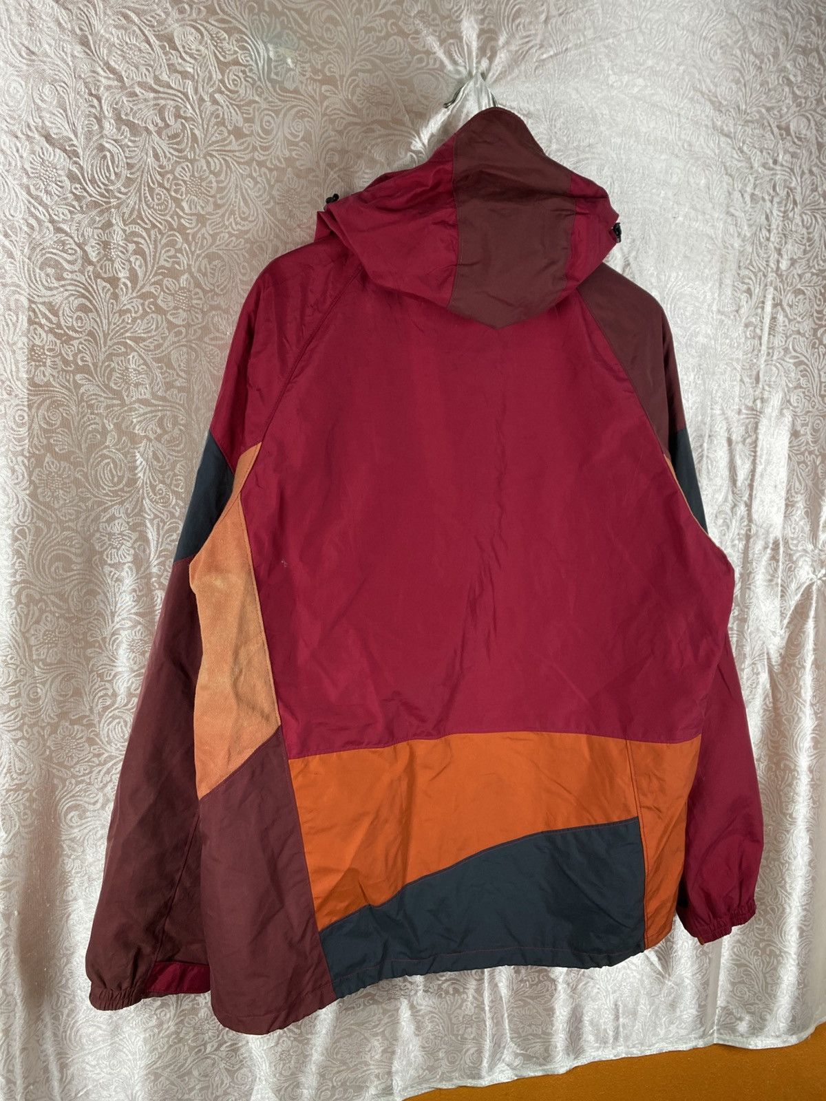 Manastash Manastash Colorblock Outdoor Red Orange Hood Mountain Parka Size US L / EU 52-54 / 3 - 12 Thumbnail