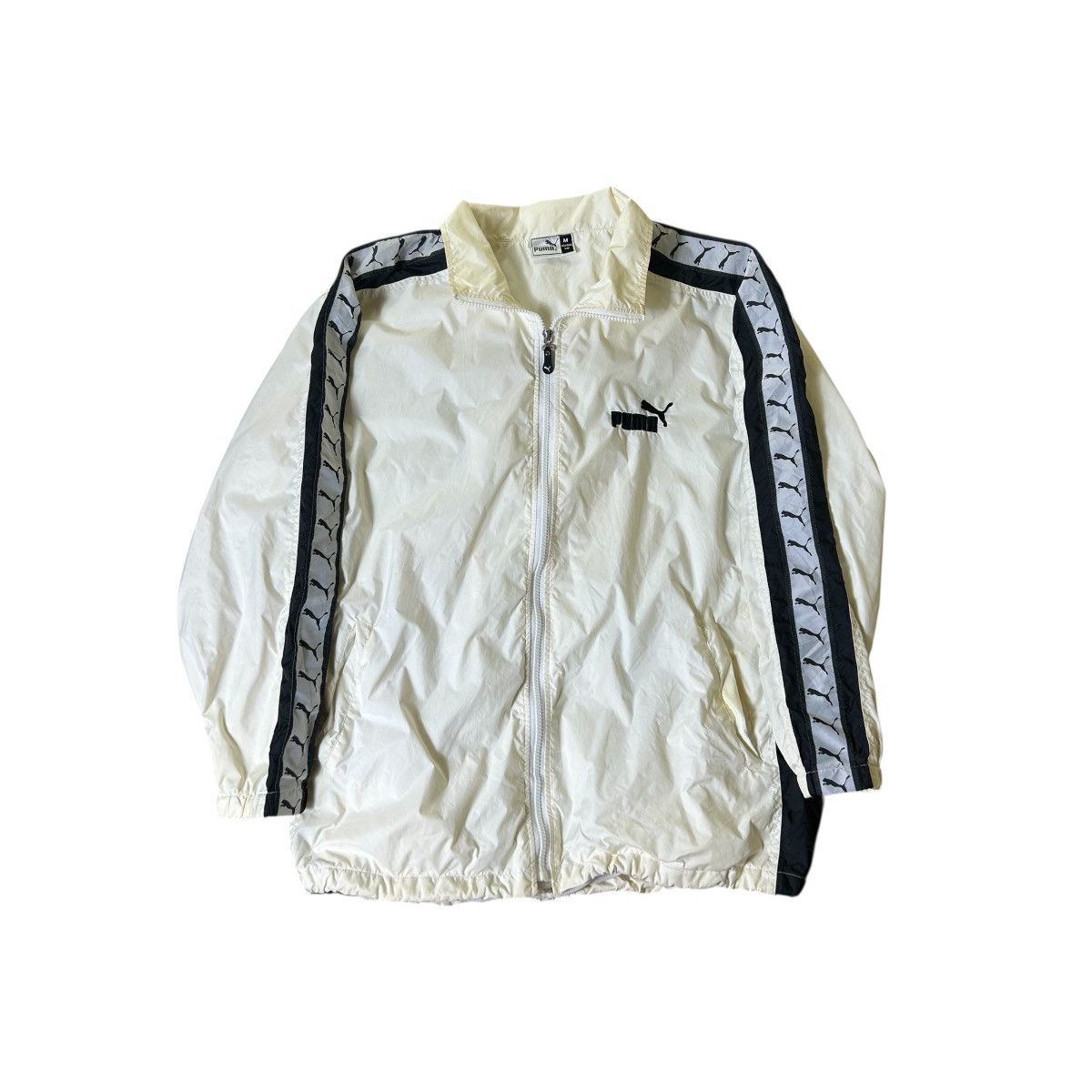 Puma Vintage Puma Logo Windbreaker Jacket Size US XL / EU 56 / 4 - 1 Thumbnail