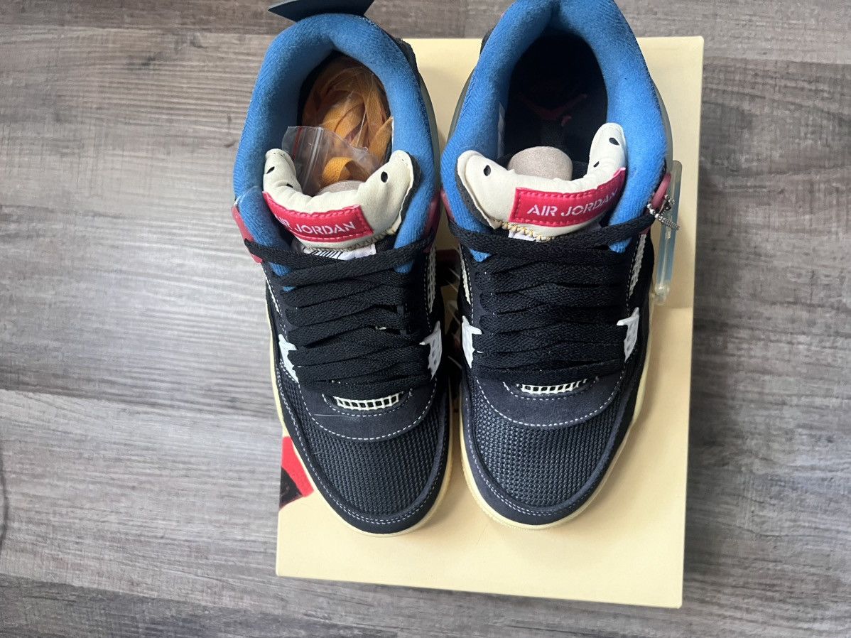 Jordan Brand × Union LA Jordan 4 retro union off Noir size 6.5M Size US 6.5 / EU 39-40 - 5 Thumbnail