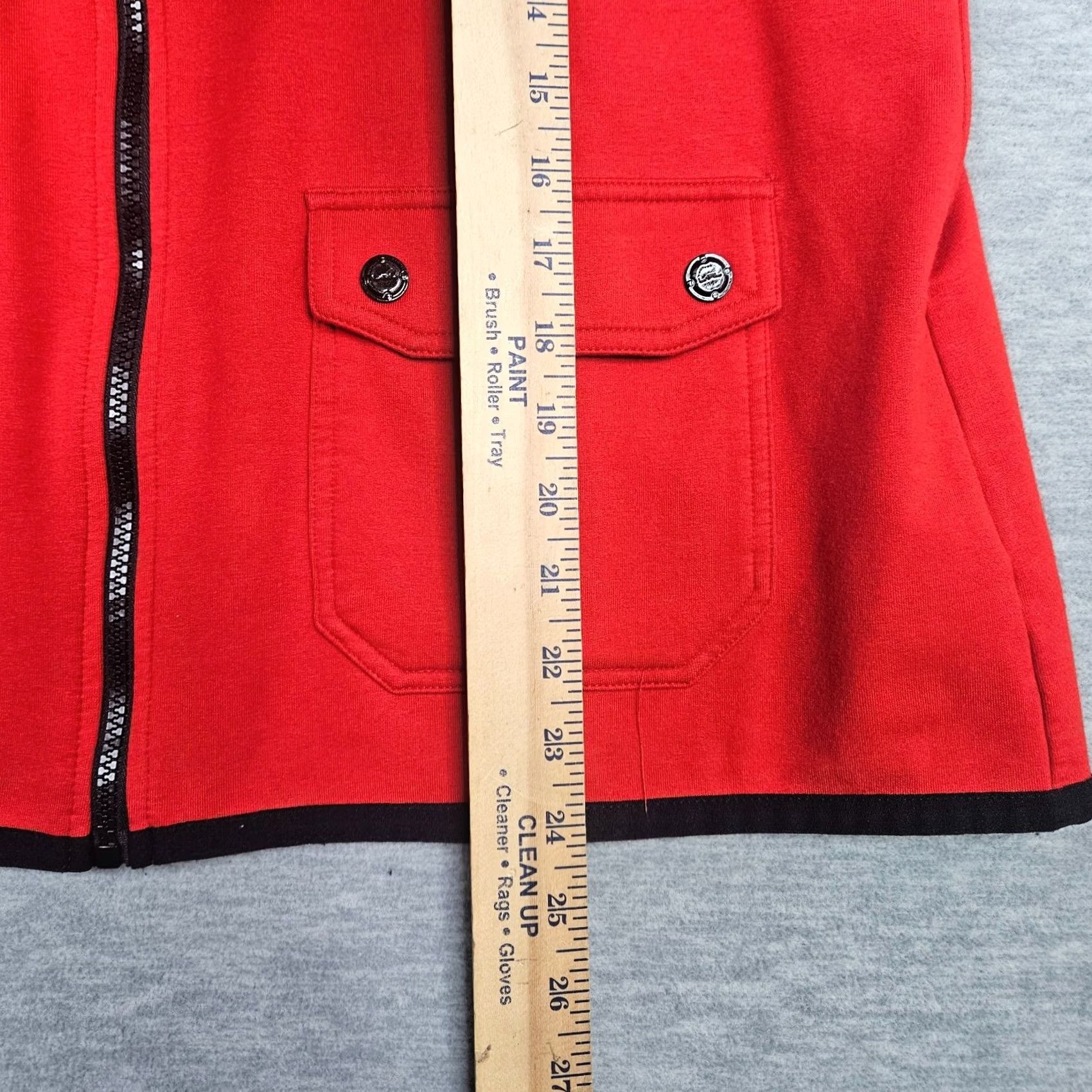 Ralph Lauren Lauren Ralph Lauren Vest Full Zip Womens XL Red Navy Active Layered Knit Casual Outerwear VINTAGE: No Size XL / US 12-14 / IT 48-50 - 4 Thumbnail