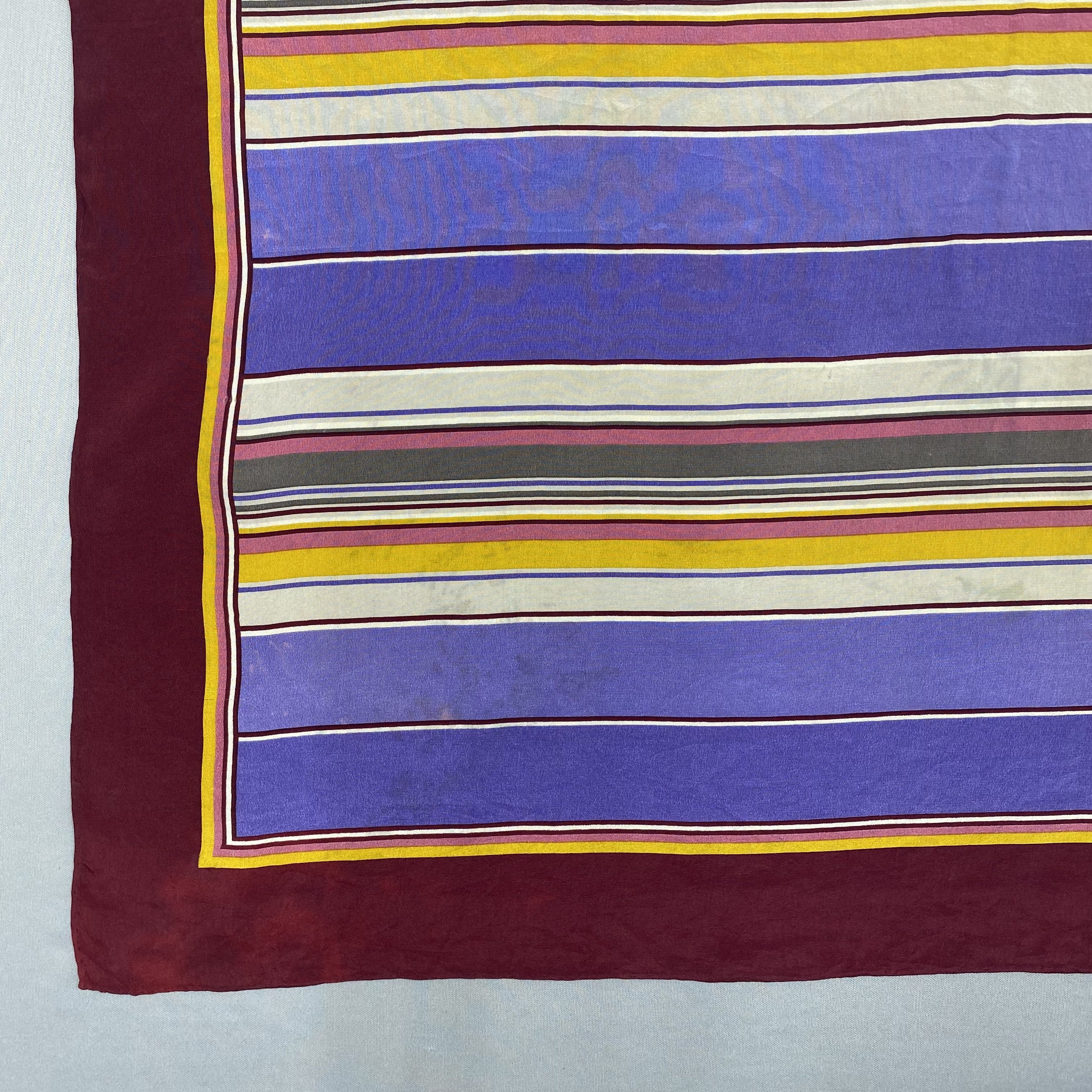 Japanese Brand Vintage Elle SILK Scarf Twill Stole Wraps Scarves Size ONE SIZE - 8 Thumbnail