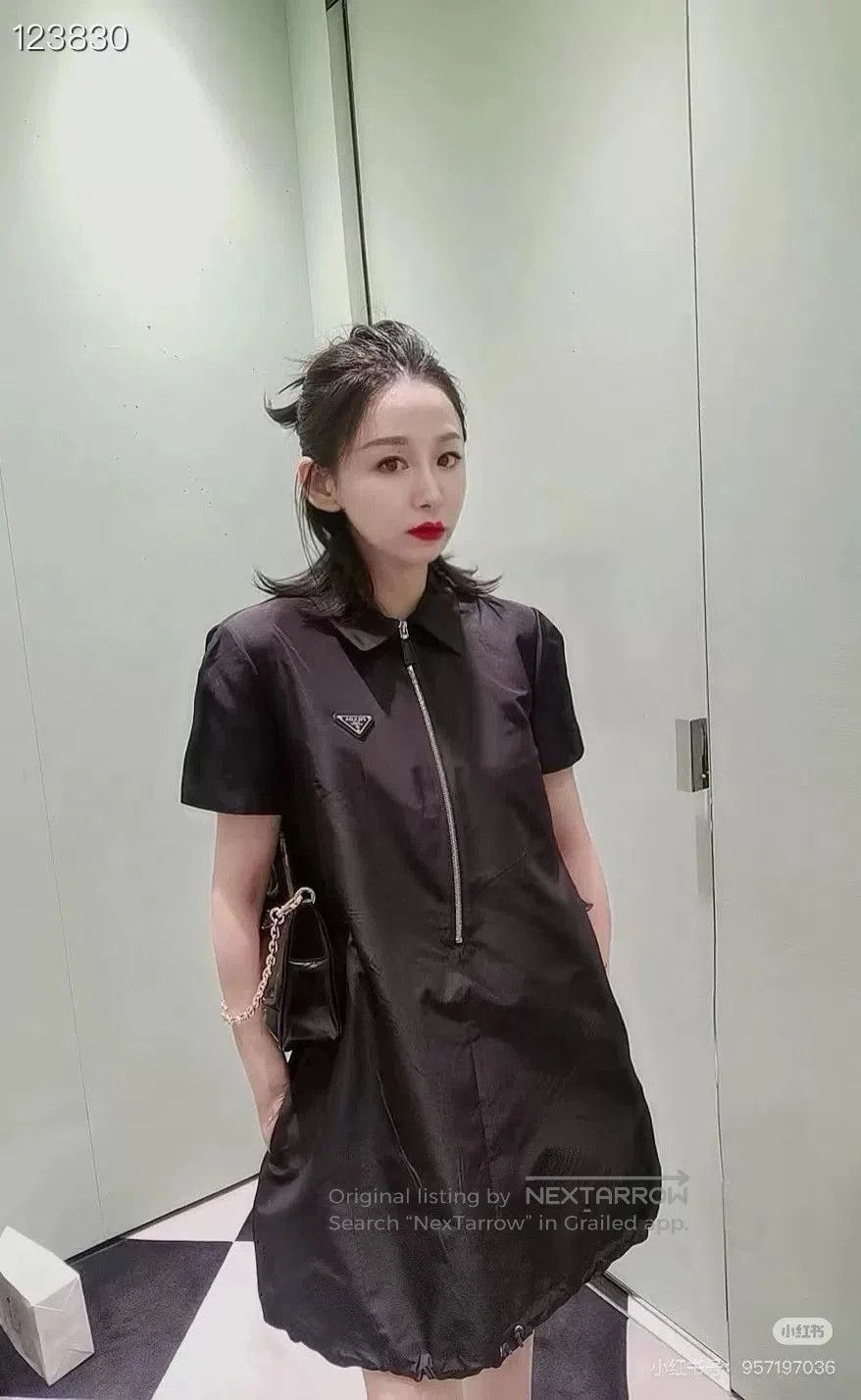 Prada Prada Black Nylon Dress. Size M / US 6-8 / IT 42-44 - 8 Thumbnail