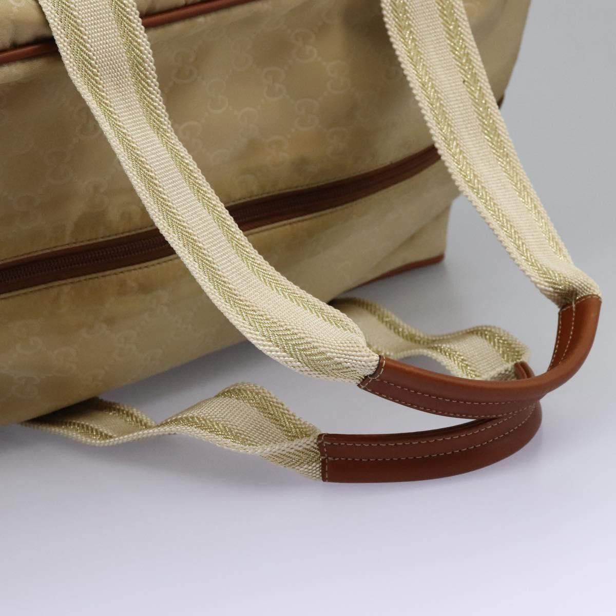 Gucci GUCCI GG Canvas Boston Bag Nylon Beige Size ONE SIZE - 7 Thumbnail