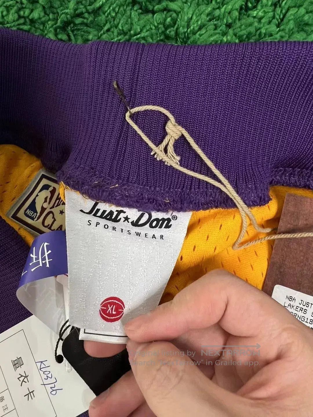 Just Don Just Don Lakers Embroidered Logo Shorts. Size US 40 / EU 56 - 8 Thumbnail