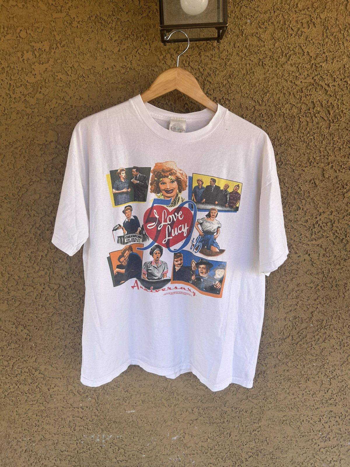 Vintage Vintage I Love Lucy 50th Anniversary T Shirt Size XL Size US XL / EU 56 / 4 - 4 Thumbnail