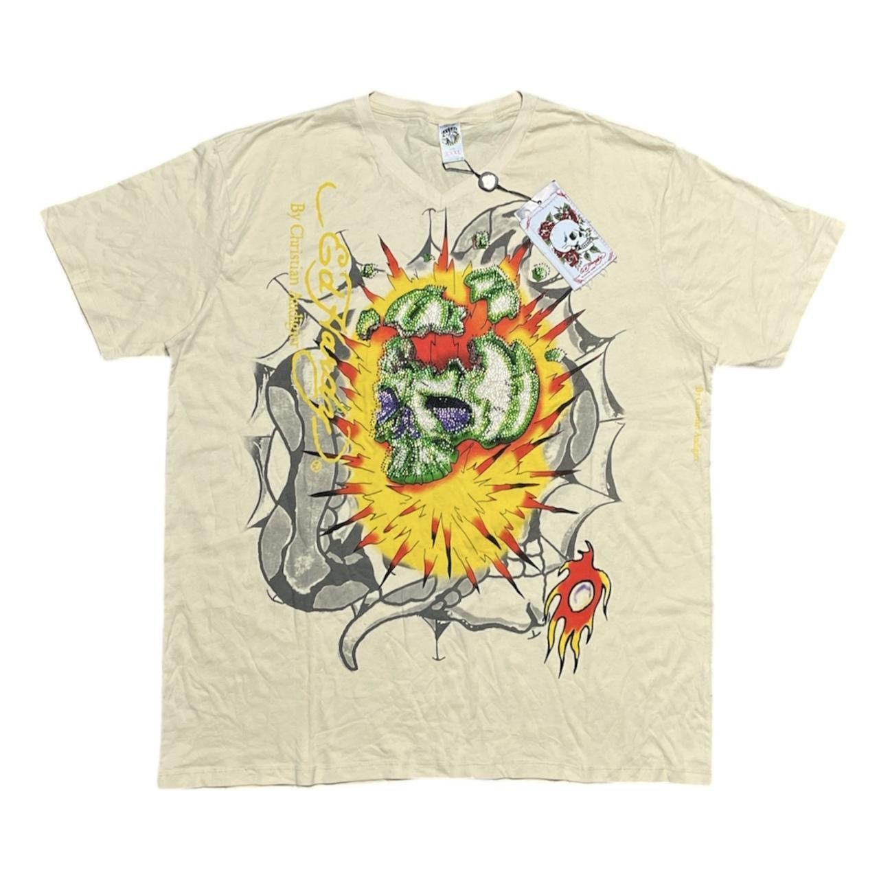 Ed Hardy × Vintage y2k ed hardy exploding skull tee Size US XXL / EU 58 / 5 - 1 Thumbnail