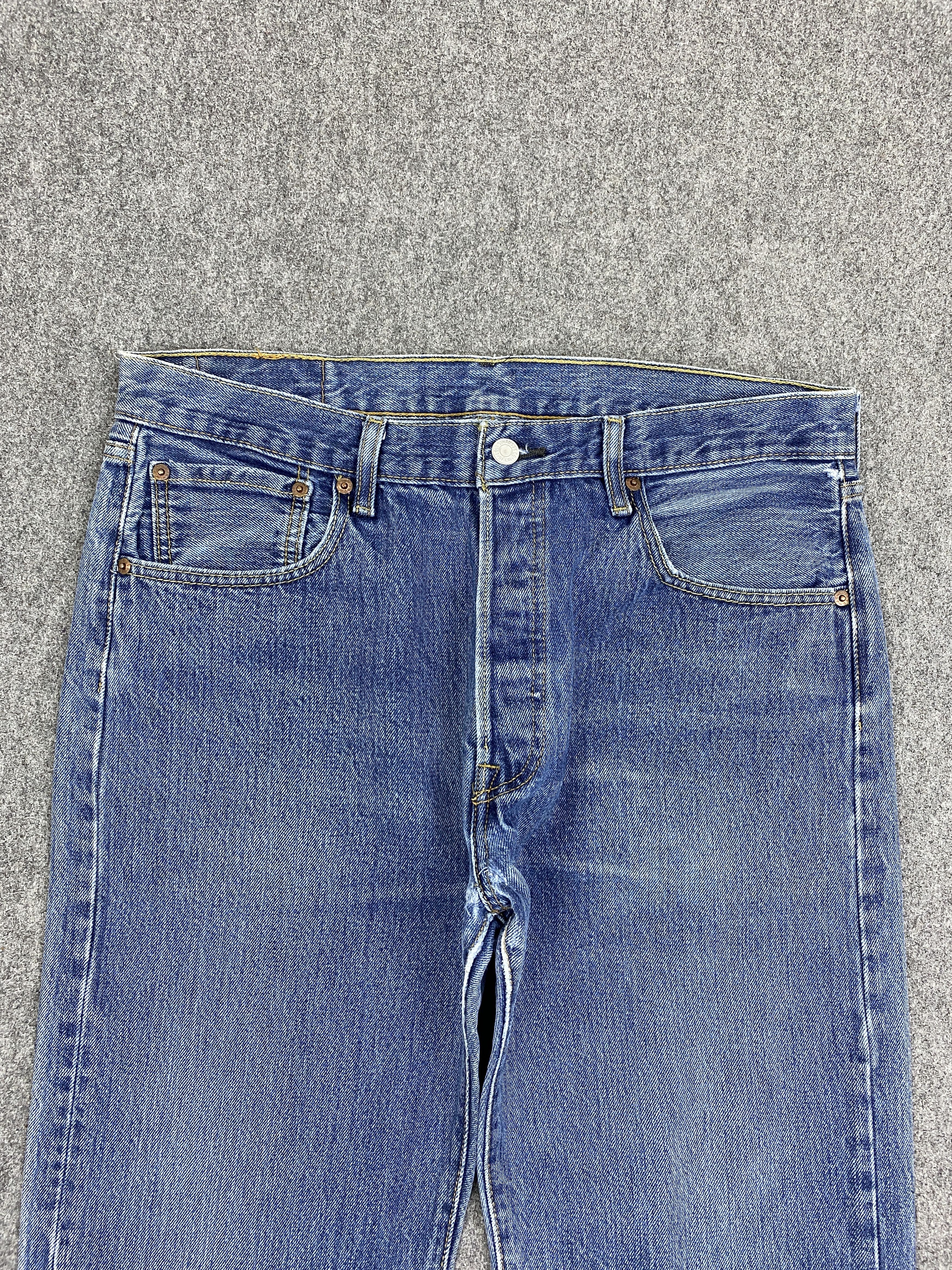 Levi's × Vintage Blue Denim Vintage Levi's 501 Jeans Size US 35 - 2 Thumbnail