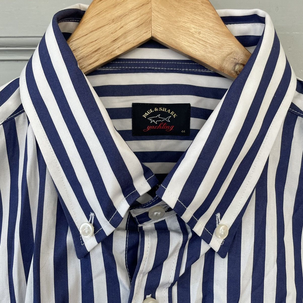 Paul & Shark Paul & Shark Yachting Club Striped Button Down Shirt - Men's Size US XL / EU 56 / 4 - 8 Thumbnail