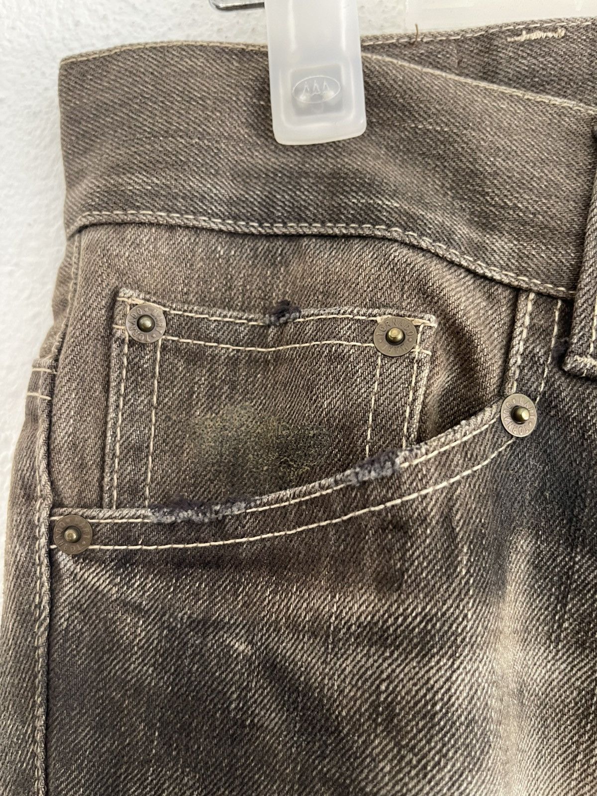Tornado Mart Tornado Mart Rusty Mud Flared Jeans Distressed I6W9 Type Shi Size US 31 - 7 Thumbnail