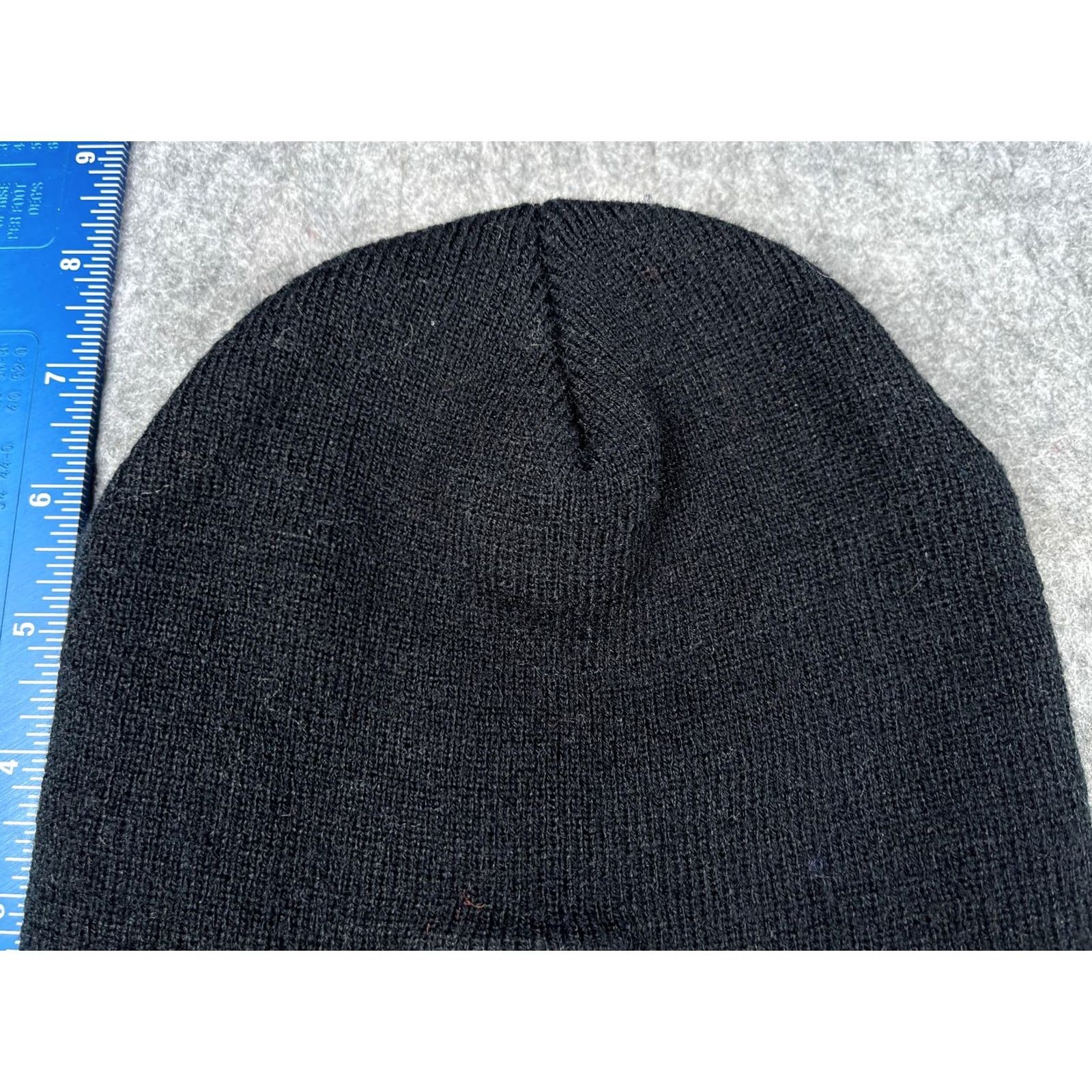 Vintage Yupoong Beanie Mens One Size Black Knit Murray Soccer Logo Winter Sports Hat Size ONE SIZE - 3 Thumbnail