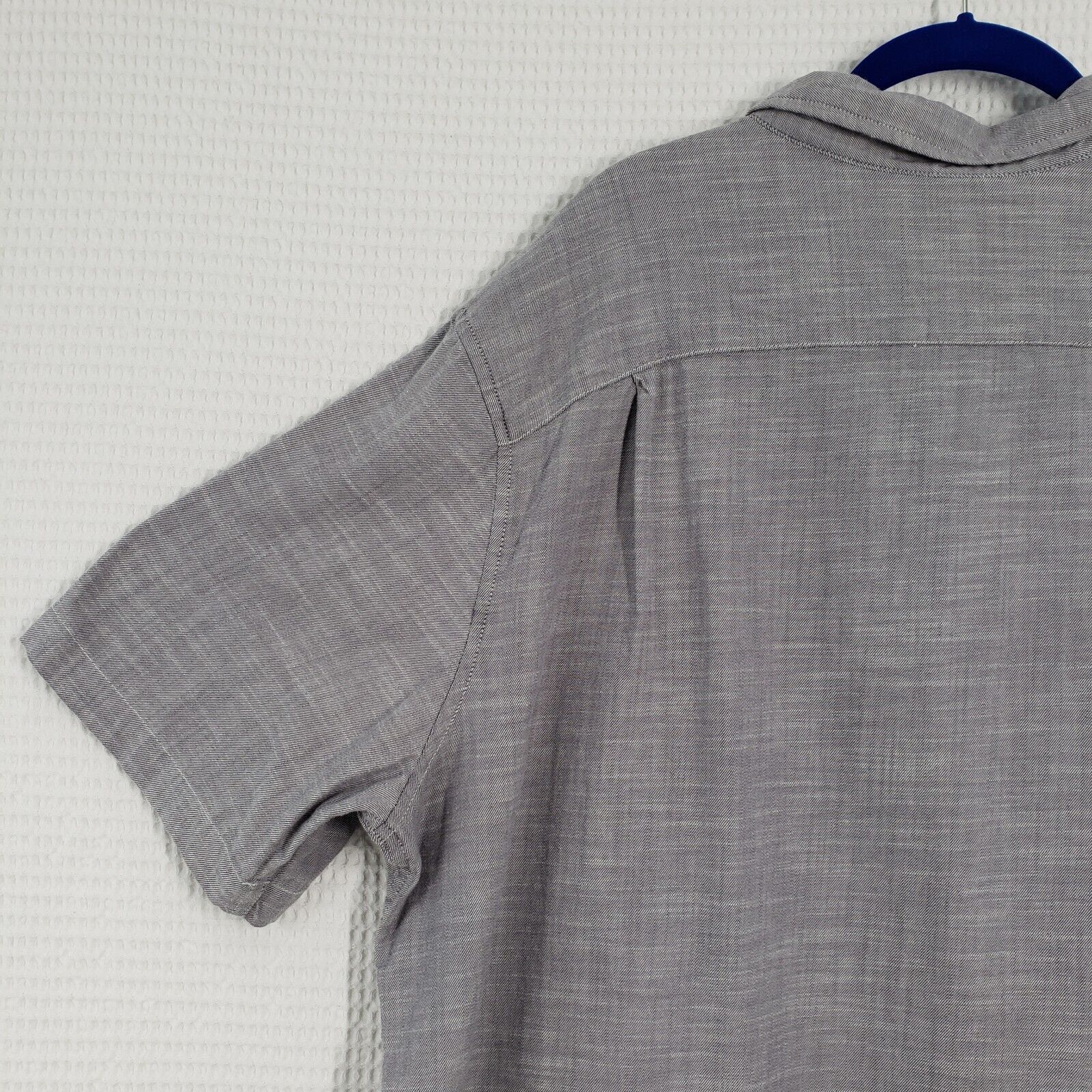 George George Button Down Shirt Mens 2XL Gray Short Sleeve Classic Size US XXL / EU 58 / 5 - 13 Thumbnail