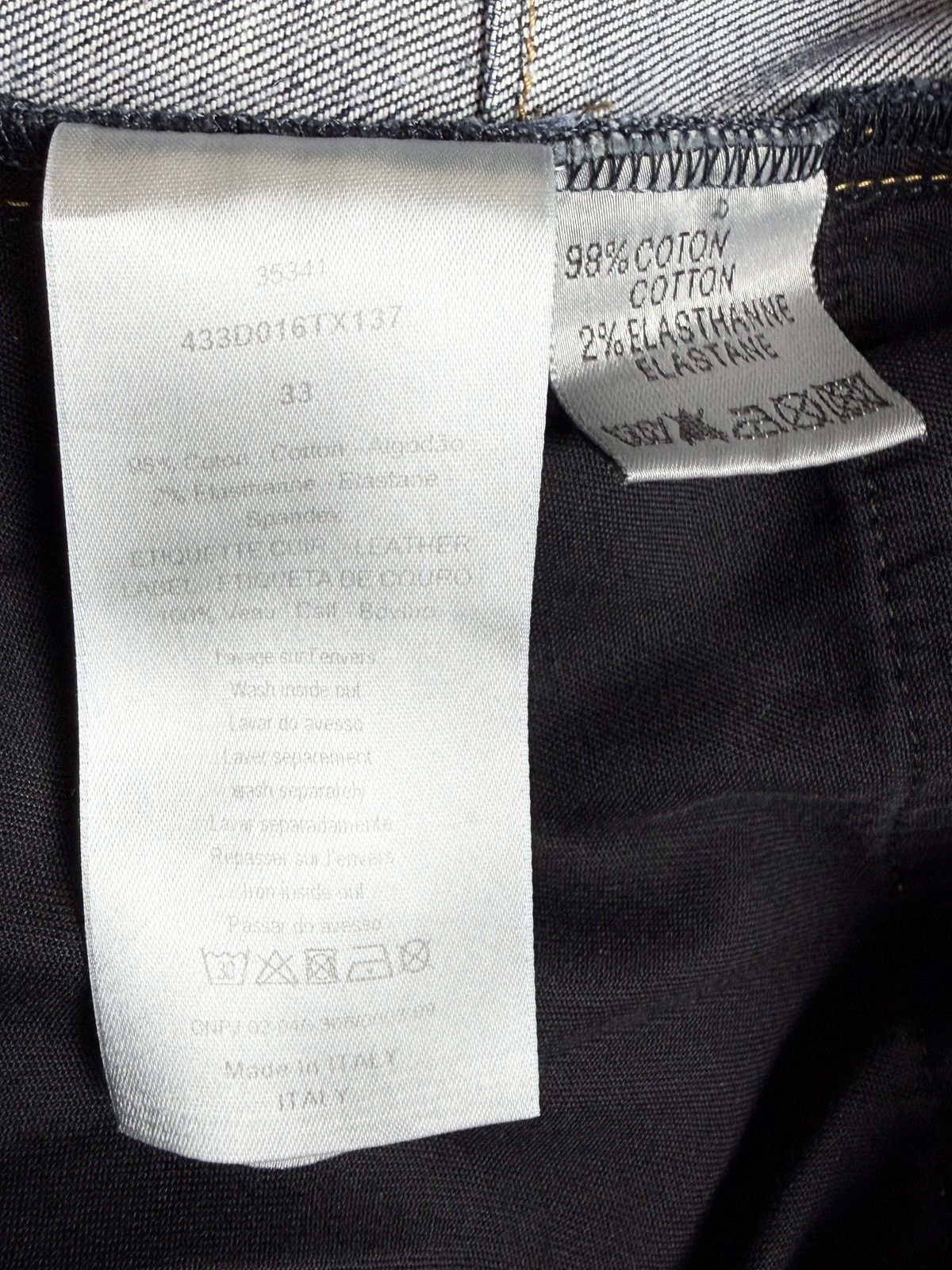 Dior Dior Homme Skinny Stretch Indigo Blue Denim Jeans KVA Size US 33 - 10 Thumbnail