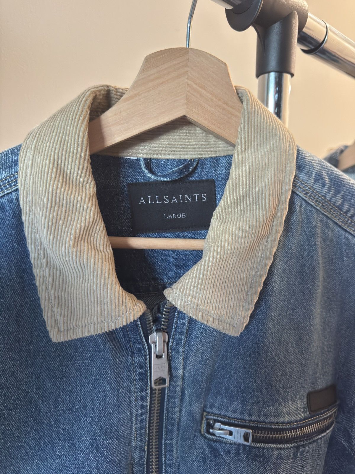 Allsaints AllSaints Denim Jacket Size US L / EU 52-54 / 3 - 2 Thumbnail