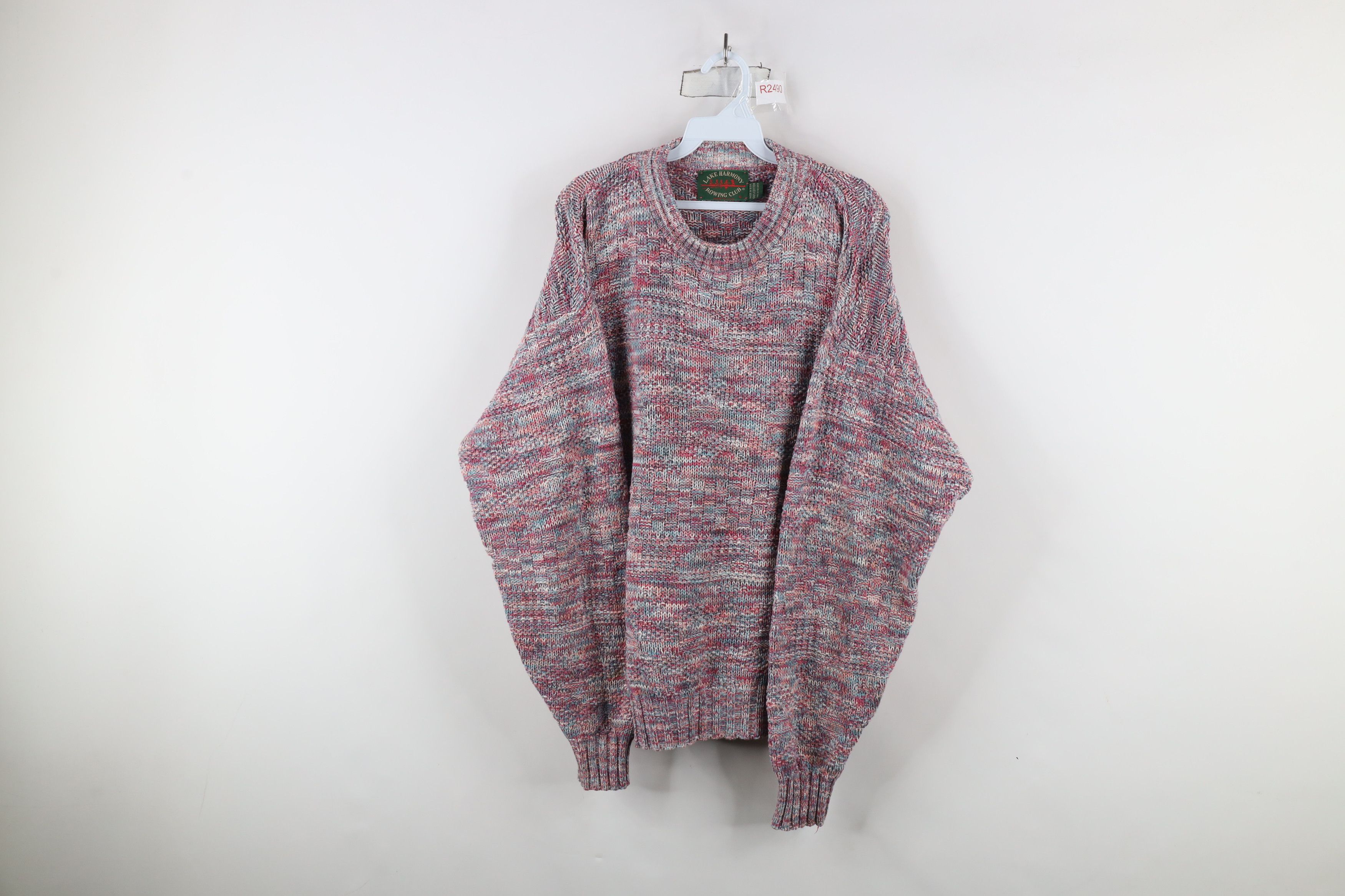 Vintage Vintage 90s Streetwear Weave Knit Crewneck Sweater USA Size US L / EU 52-54 / 3 - 1 Thumbnail