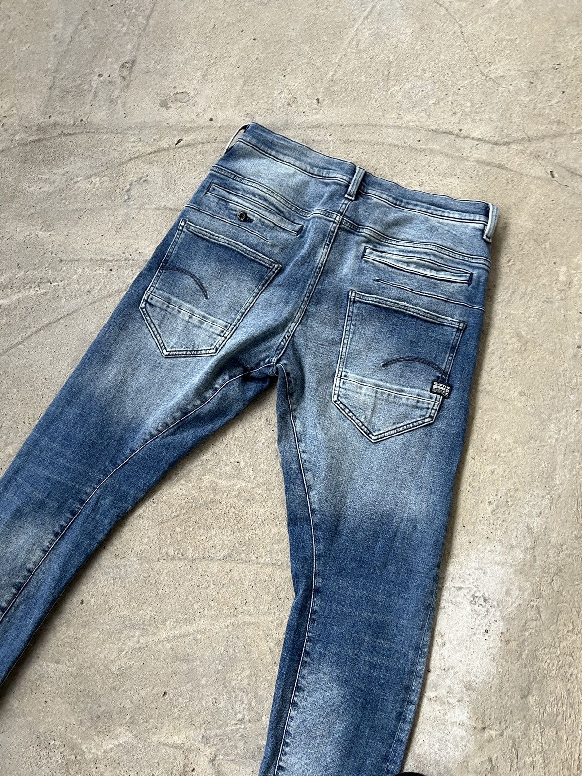 G-Star G-Star Raw D-Staq 3d Slim Jeans Size US 34 / EU 50 - 9 Thumbnail