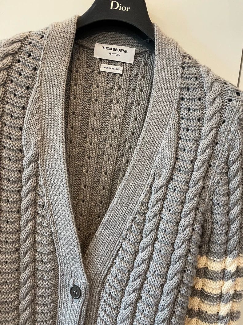 Thom Browne Thom Browne Knitted overcoat Size S / US 4 / IT 40 - 2 Thumbnail