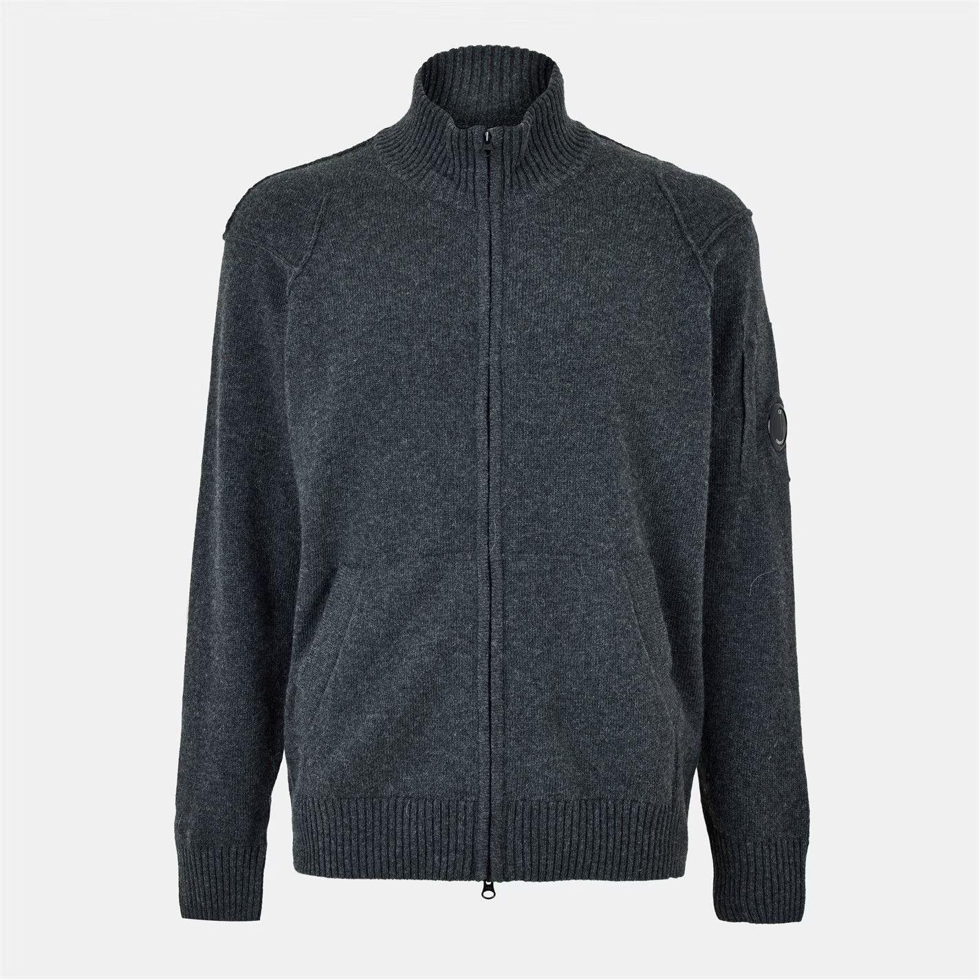 C.P. Company o1g2r1mq0426 Technical Cardigan in Dark Grey Size US S / EU 44-46 / 1 - 1 Thumbnail