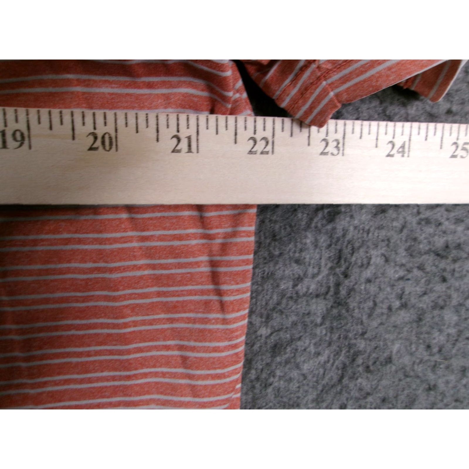 Eddie Bauer Eddie Bauer Polo Shirt Men Medium Coral Striped Performance Golf Outdoor Classis Size US M / EU 48-50 / 2 - 4 Thumbnail