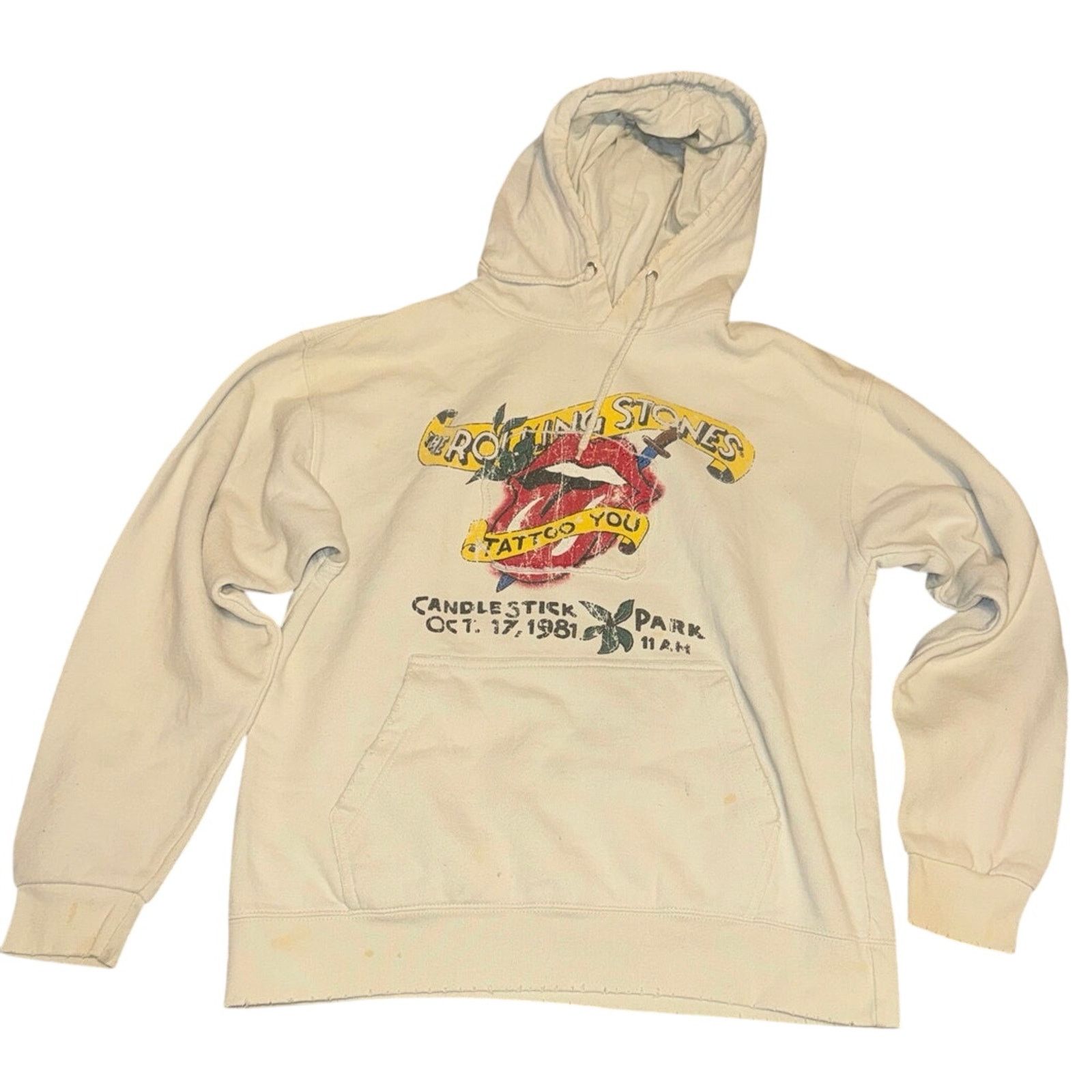 The Rolling Stones ROLLING STONES Tattoo You Patch Hoodie Vintage Very rare Size M / US 6-8 / IT 42-44 - 5 Thumbnail