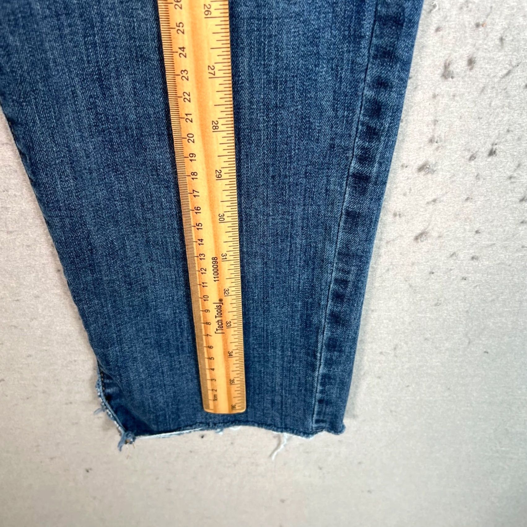 Banana Republic VINTAGE Banana Republic Womens 30 / 10 Ultra High-Rise Slim Jeans Blue Denim Regular Fit Size 30" / US 8 / IT 44 - 6 Thumbnail