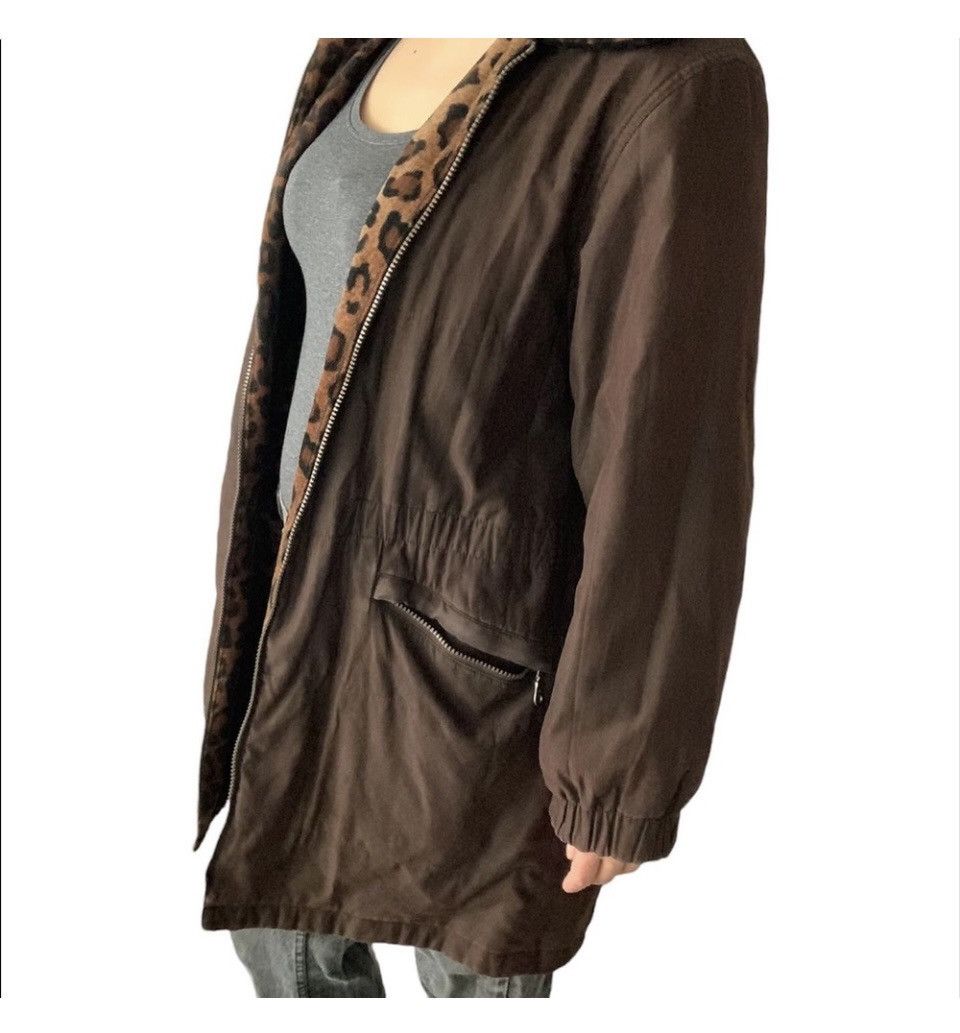 Vintage Vintage 80s Women’s Brown Reversible Winter Overcoat Size M / US 6-8 / IT 42-44 - 7 Thumbnail