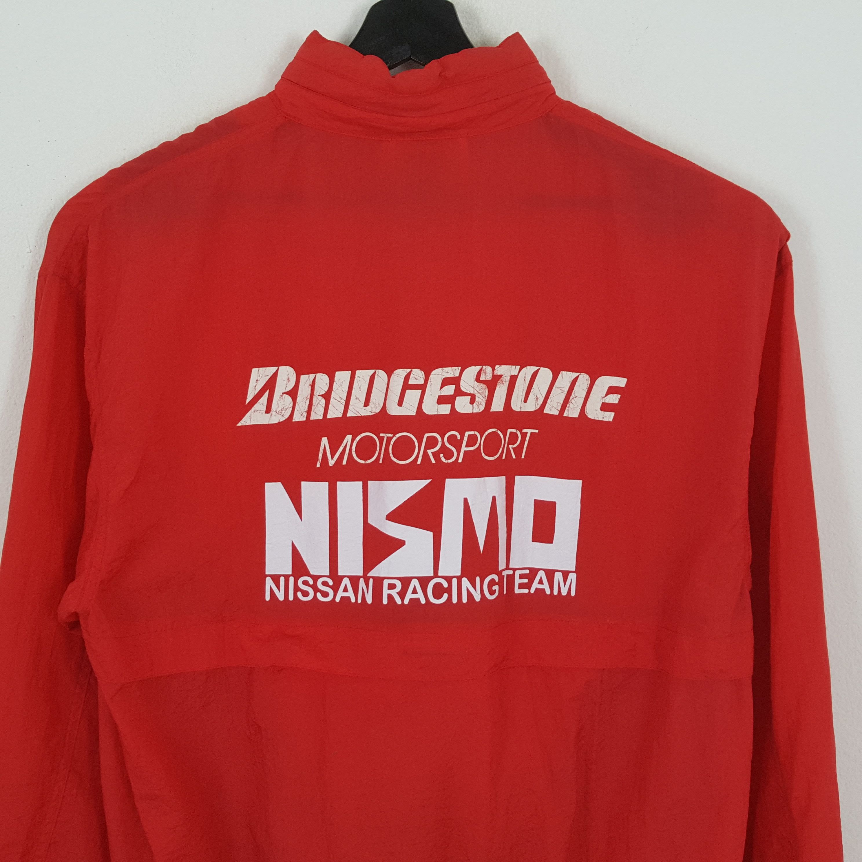 Vintage BRIDGESTONE NISMO NISSAN RACING TEAM Custom Art Jacket Size US L / EU 52-54 / 3 - 2 Thumbnail