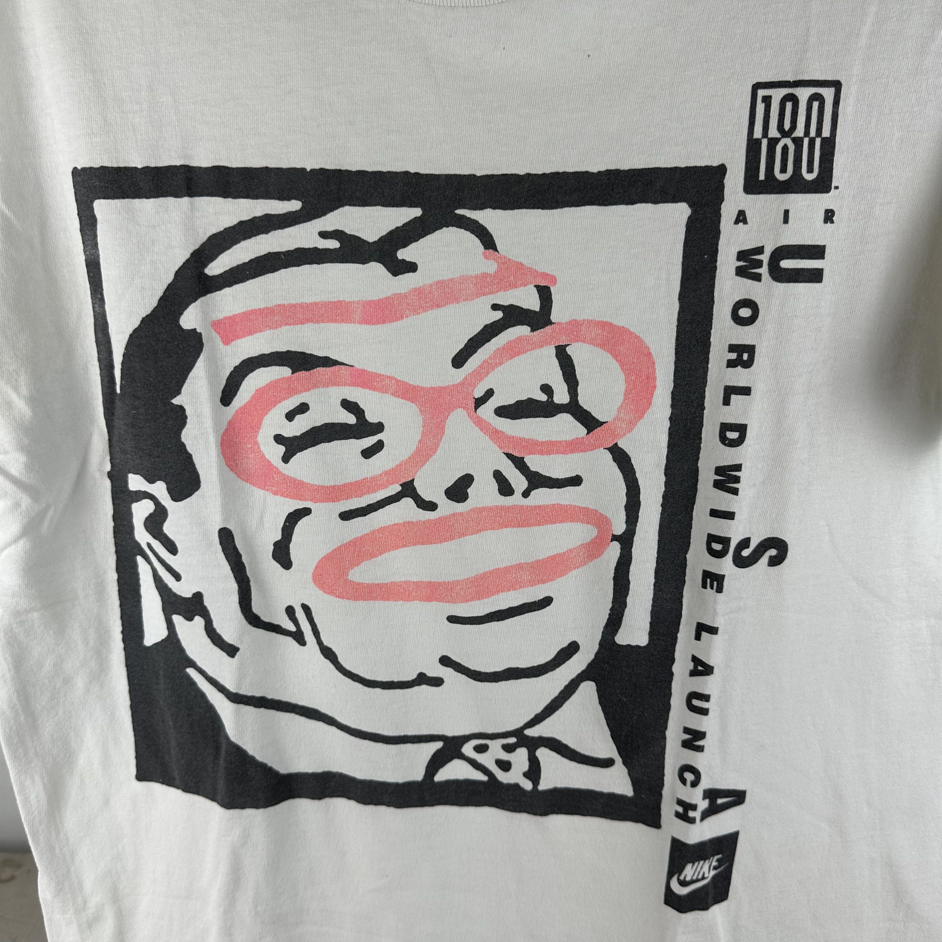 Vintage Vintage 90s Nike Air Max 180 Worldwide Launch Promo T-Shirt Size US M / EU 48-50 / 2 - 2 Thumbnail