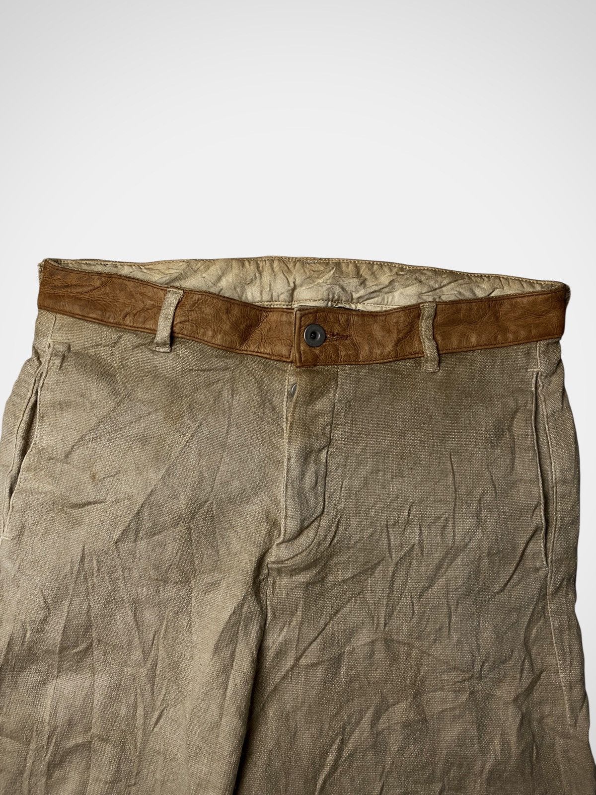 Isamu Katayama Backlash Isamu Katayama Backlash Cow Leather Shorts Size US 28 / EU 44 - 3 Thumbnail