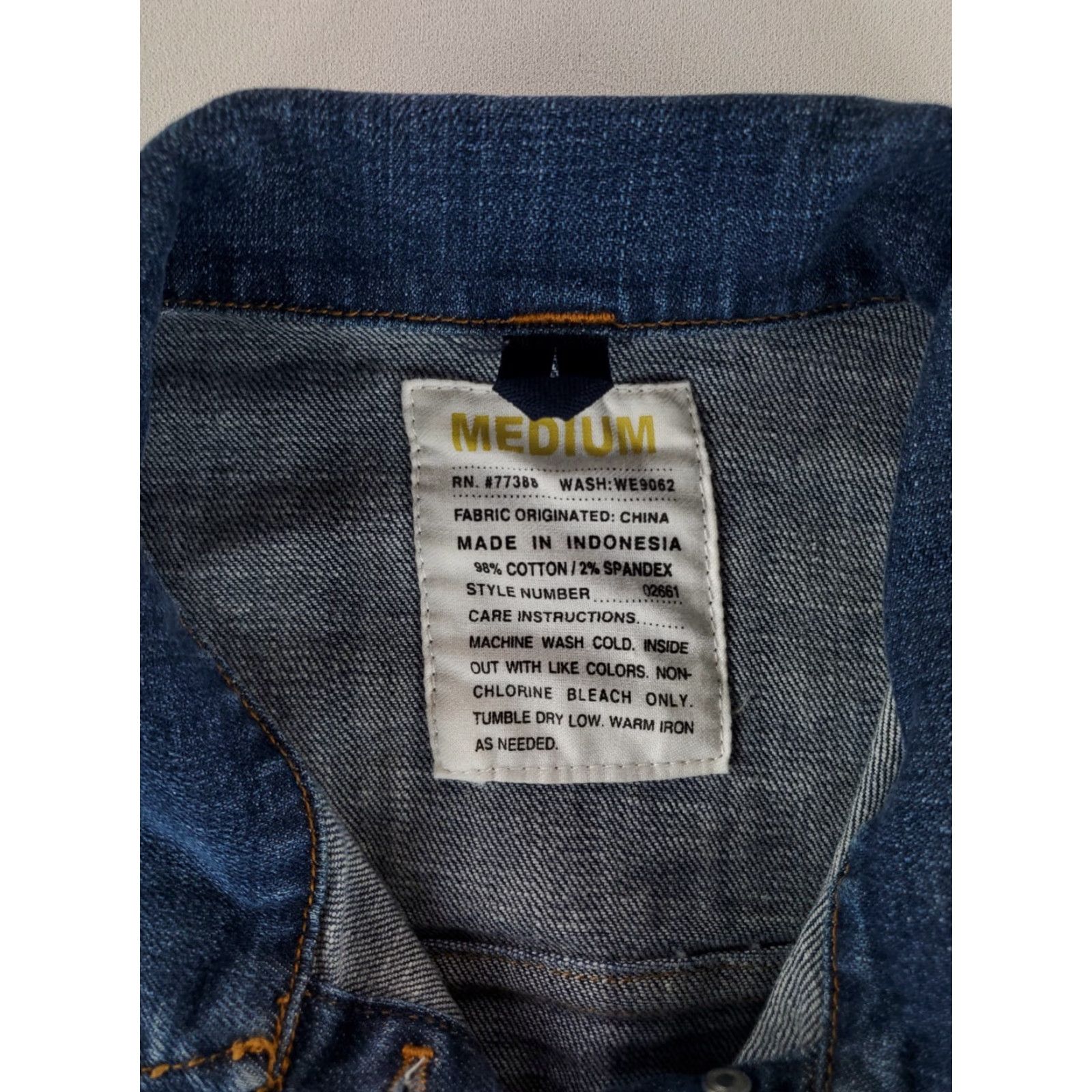 J.Crew VINTAGE J.CREW Jacket Denim Trucker Blue Long Sleeve Womens M BLUE Trucker Jacket Women M Size M / US 6-8 / IT 42-44 - 3 Thumbnail