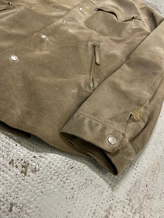Armani 1990s Armani Beige Suede Leather Shirt Size US L / EU 52-54 / 3 - 6 Thumbnail