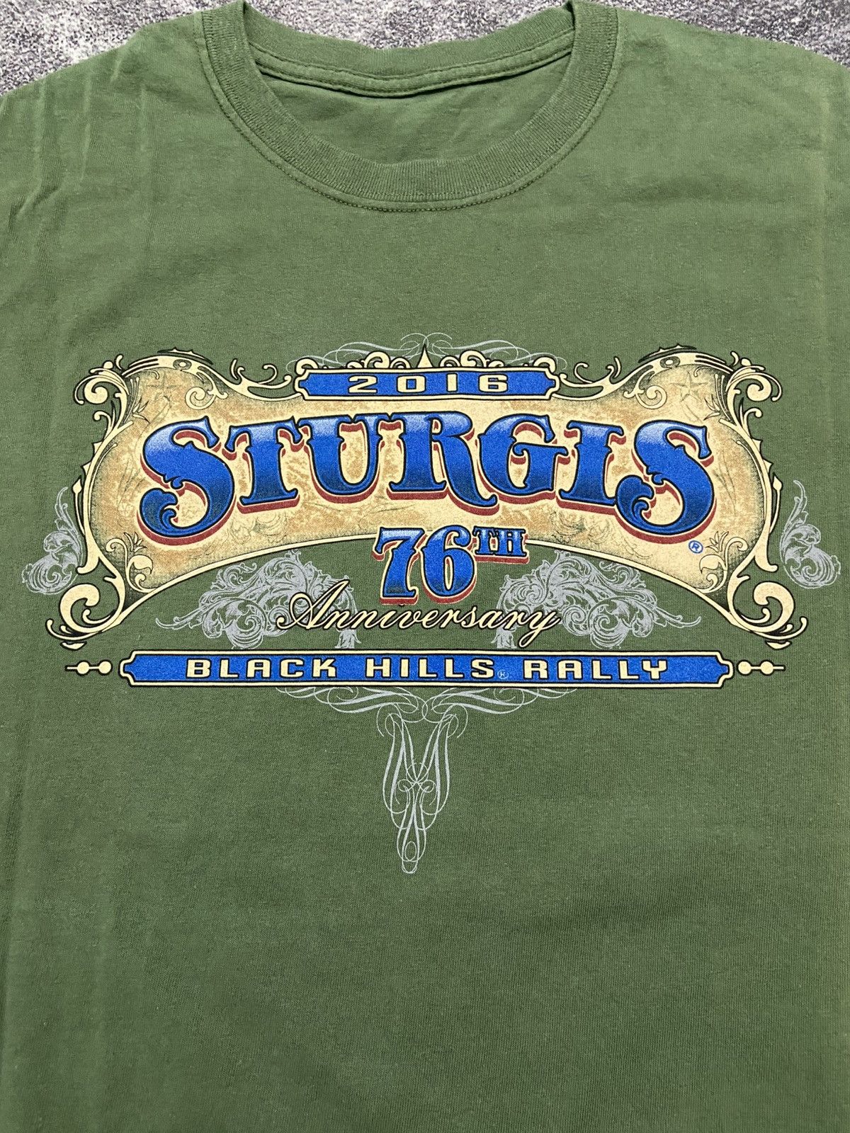 Harley Davidson Sturgis MotorCycle Anniversary 76Th 2016 T-Shirt Size US M / EU 48-50 / 2 - 4 Thumbnail