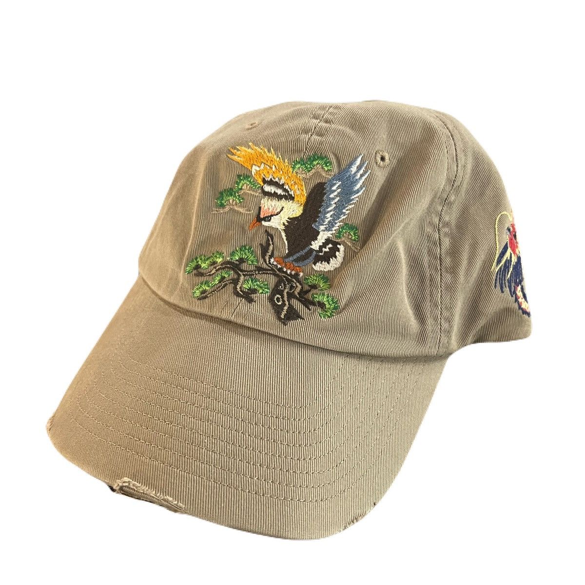 Polo Ralph Lauren 2000s Polo Ralph Lauren Rrl Sukajan Embroidery Leather Strap Size ONE SIZE - 1 Thumbnail