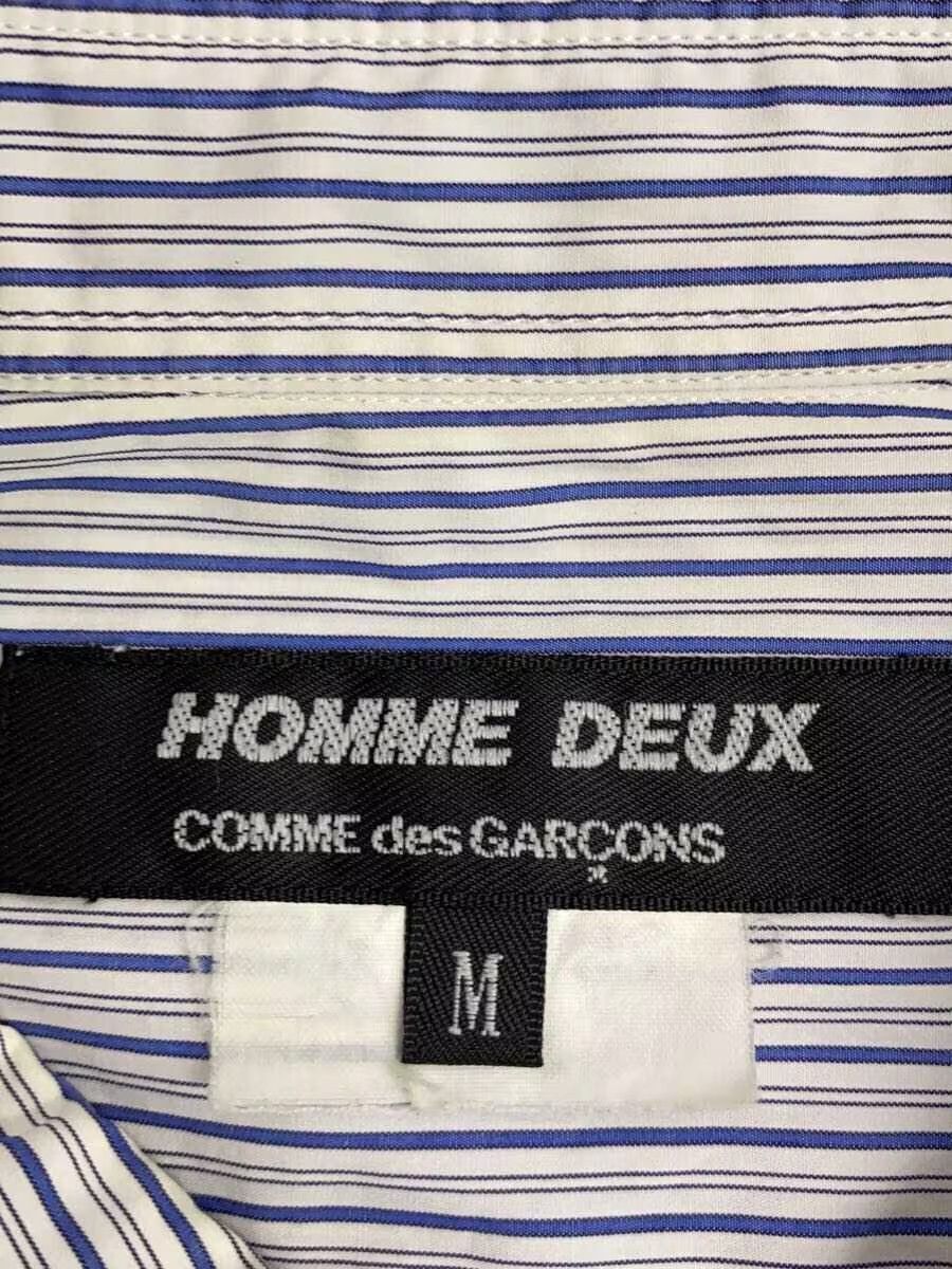 Comme des Garcons Homme Deux Whale Pattern Striped Button Shirt Size US M / EU 48-50 / 2 - 4 Thumbnail