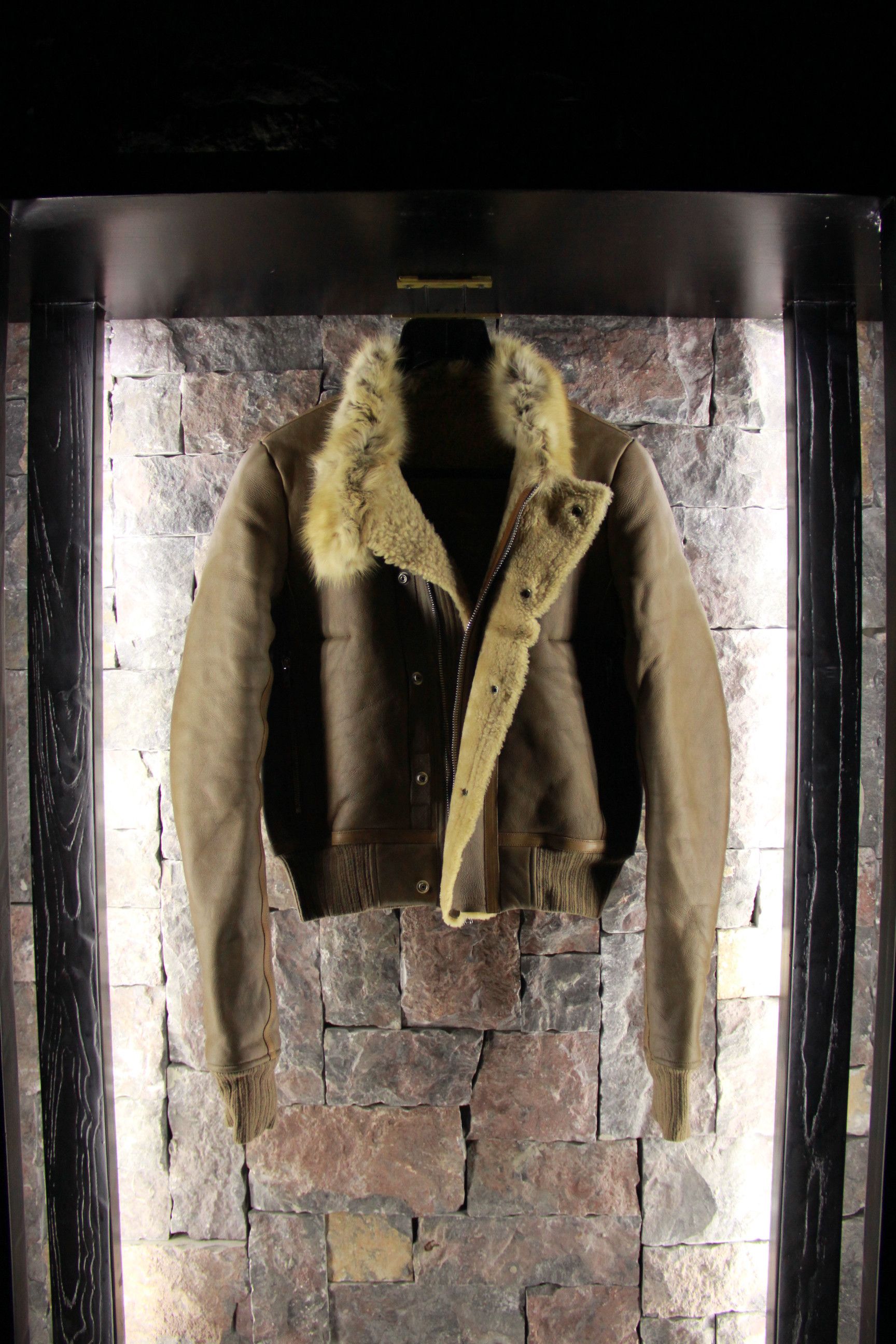 Isaac Sellam Experience Rick Owens Shearling Jacket with Sable Collar Size US M / EU 48-50 / 2 - 4 Thumbnail