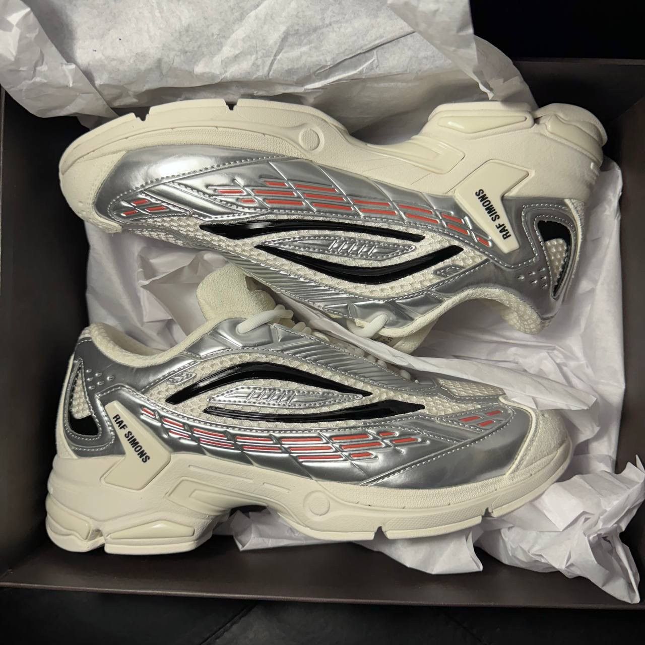 Raf Simons Raf Simons UltraSceptre White Alyssum / Grey Violet Size US 8 / EU 41 - 10 Thumbnail