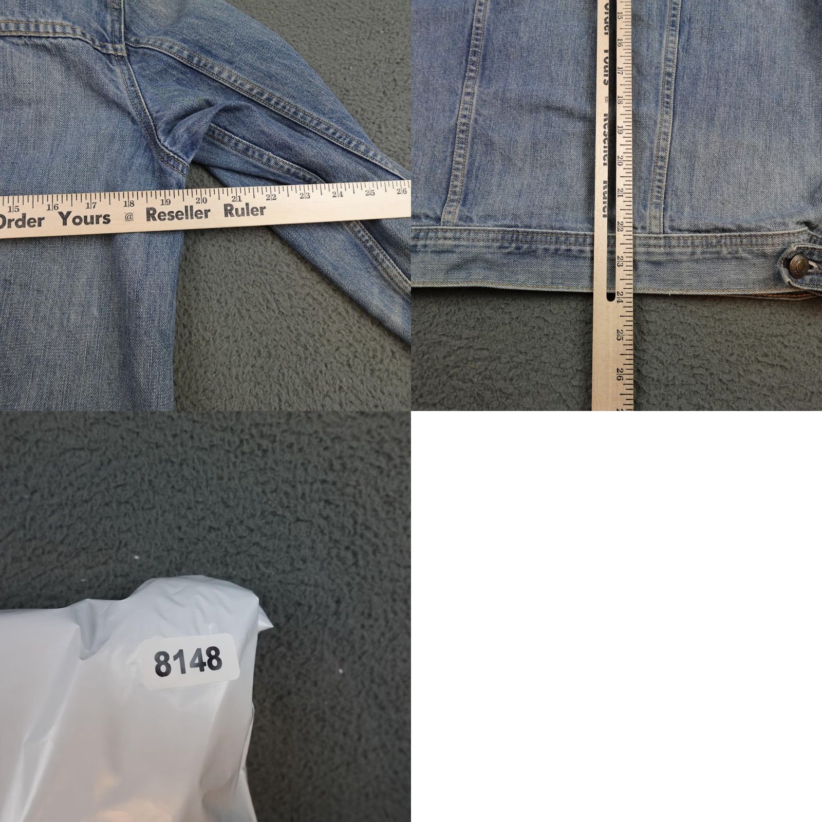 Polo Ralph Lauren Polo Ralph Lauren Jacket Mens Medium Blue Denim Bomber Button Faded Light Wash Size US M / EU 48-50 / 2 - 8 Thumbnail