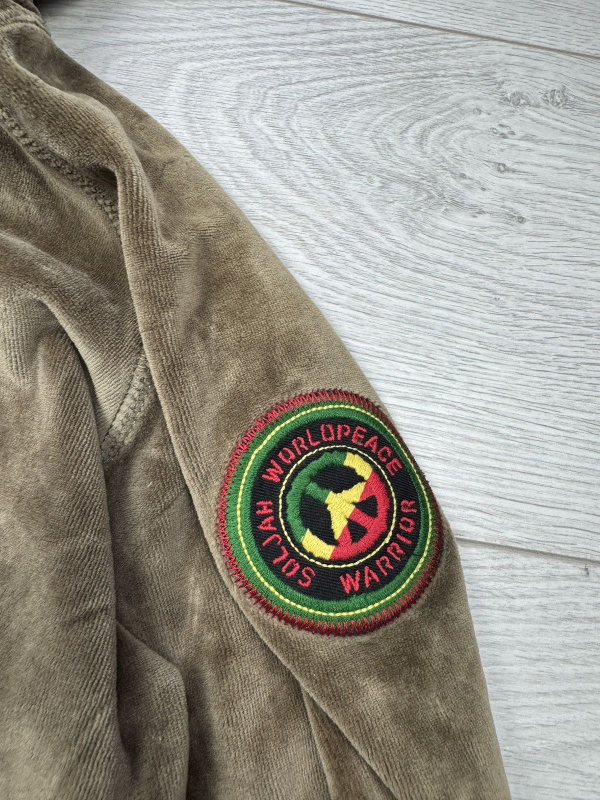 Pelle Pelle × Vintage Vintage Pelle Pelle Americana Embroidered Full Zip Hoodie Size M / US 6-8 / IT 42-44 - 4 Thumbnail