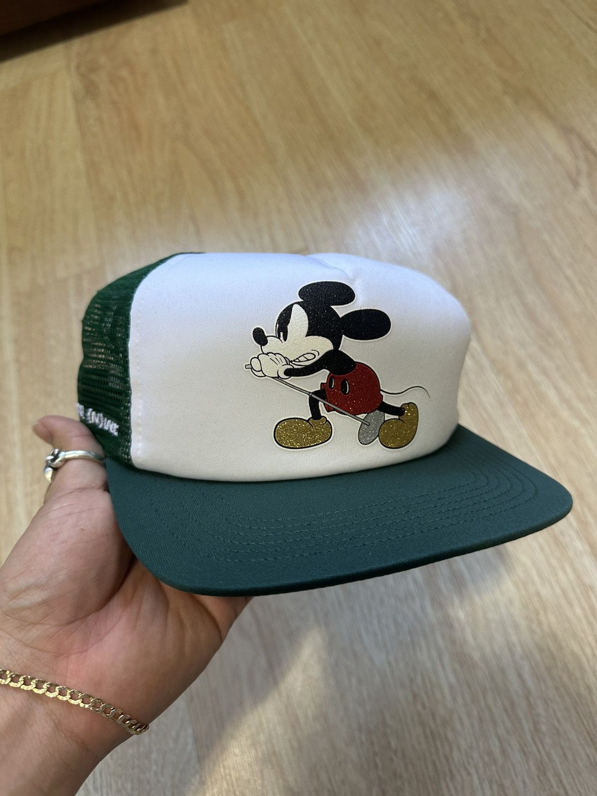 Supreme supreme / number (N)ine/ Mickey mouse mesh black 5-panel