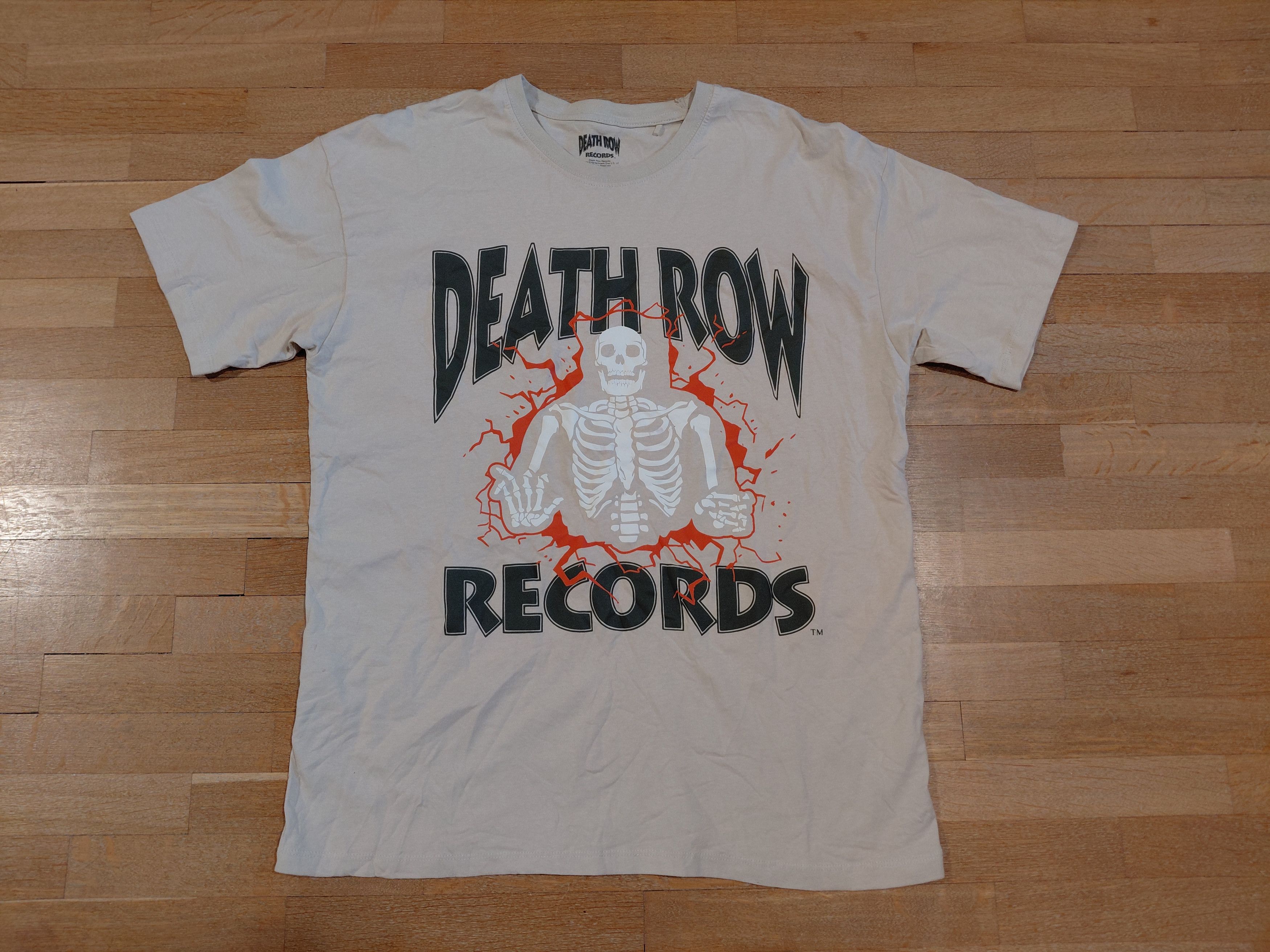 Rap Tees Death Row Records Shirt Loose Fit Hip Hop Legends Skeleton Size US M / EU 48-50 / 2 - 1 Thumbnail