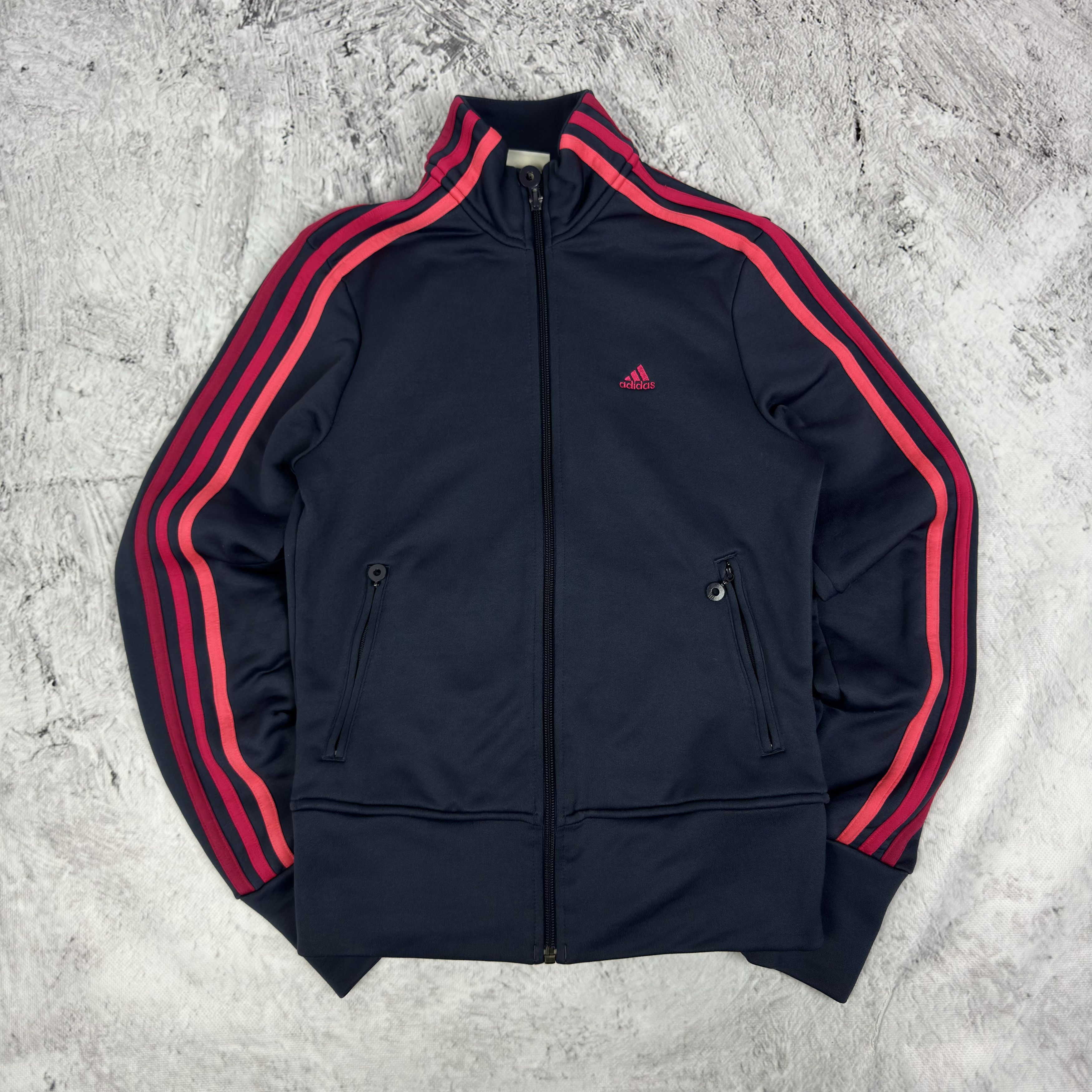 Adidas Adidas Embroidery Logo 3-Striped Full Zip Track Jacket Size S / US 4 / IT 40 - 1 Thumbnail